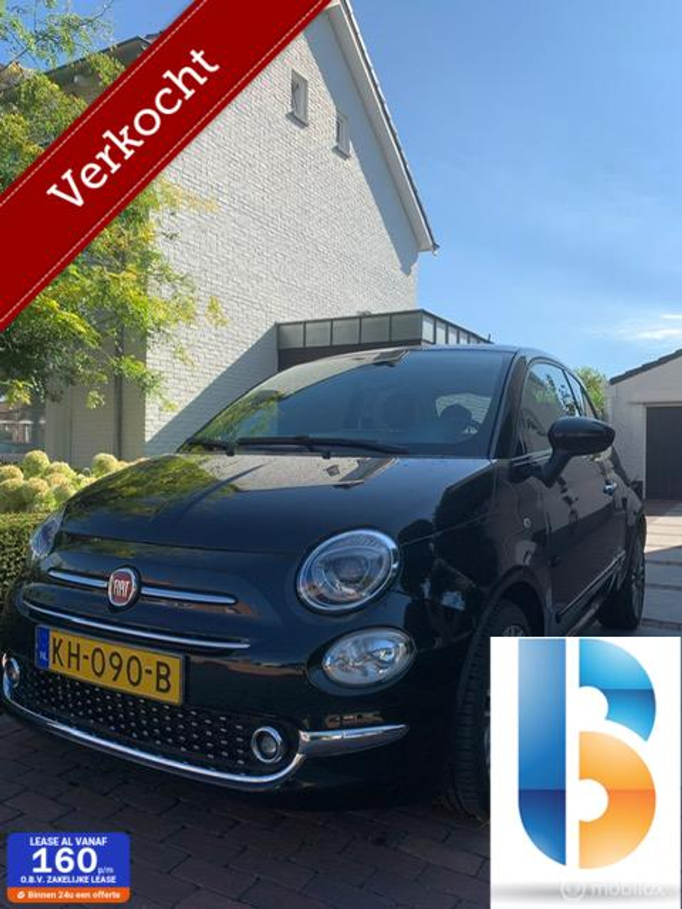 Fiat 500 0.9 TwinAir Turbo Lounge 2016 - voorkant
