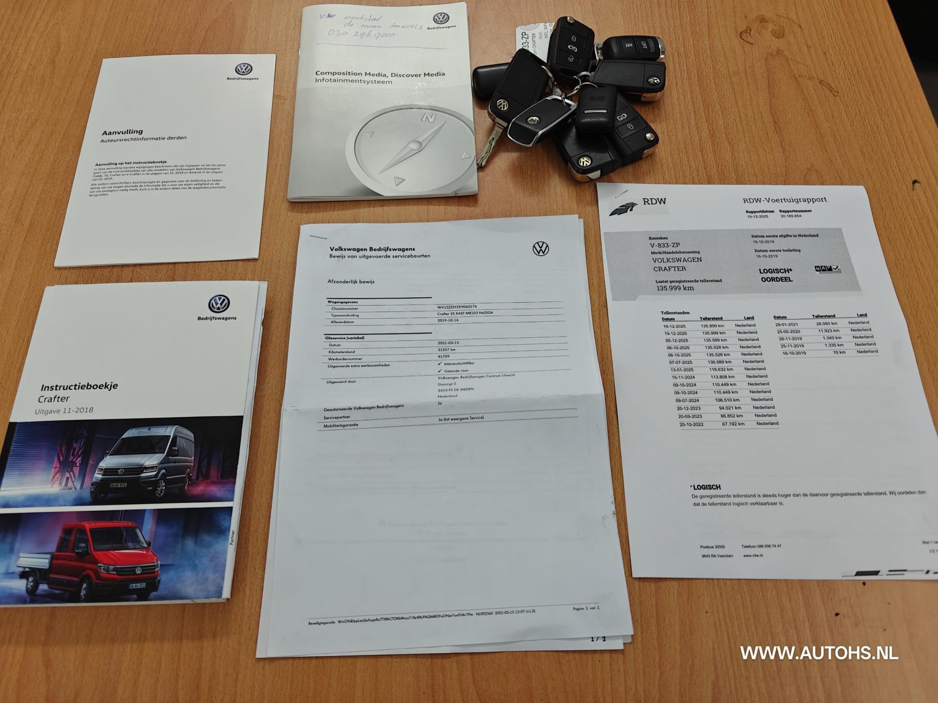 Foto van Volkswagen Crafter