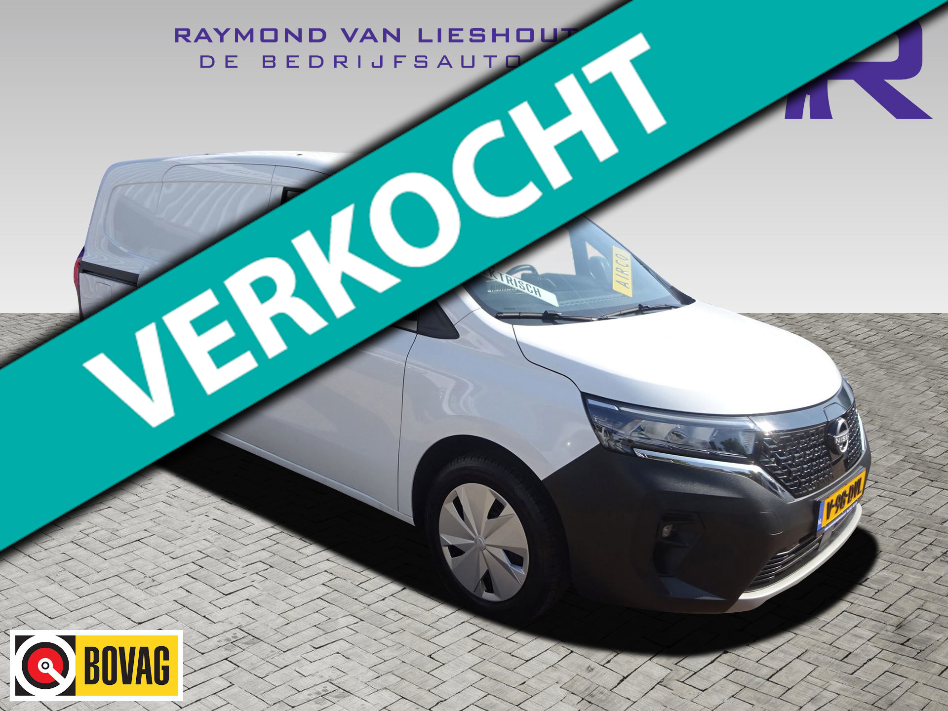 Nissan Townstar N-Connecta L2 45KW 100% ELEKTRISCH AIRCO CRUISE APPLE CARPLAY 2024 - voorkant