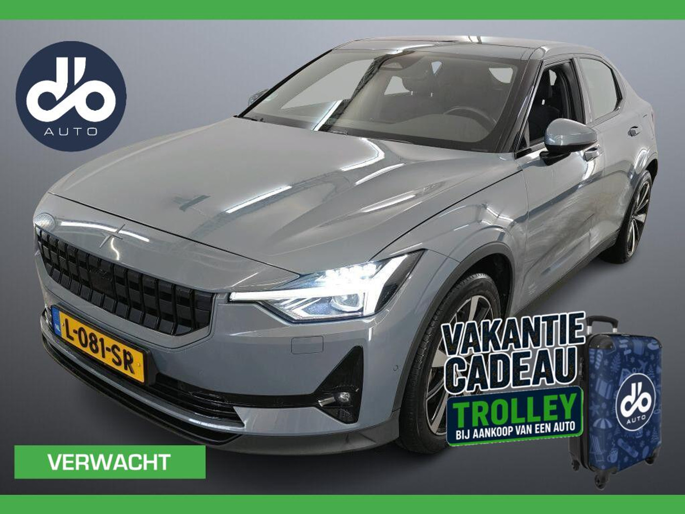 Polestar Polestar 2 Long Range Dual Motor Plus Pilot78kWh SOH 91% I TREKHAAK I PANO I AWD I ORG.NL + NAP + DEALER O.H. 2021 - voorkant