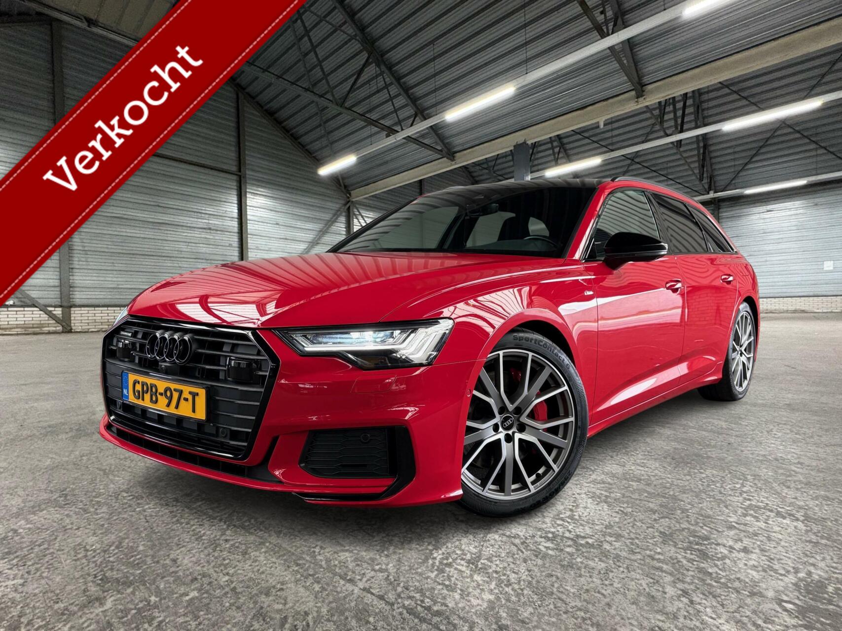 Audi A6 Avant 55 TFSIe S-Line|RS stoelen|Pano|B&O|Full Option 2021 - voorkant