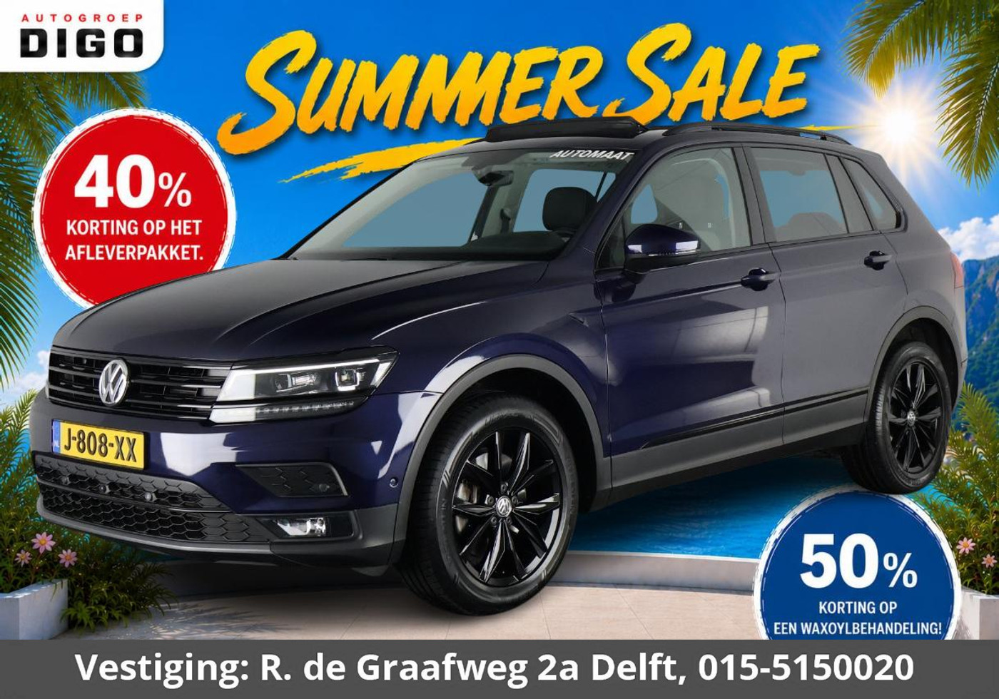 Volkswagen Tiguan 2.0 TSI 4Motion Highline Business R 2019 - voorkant