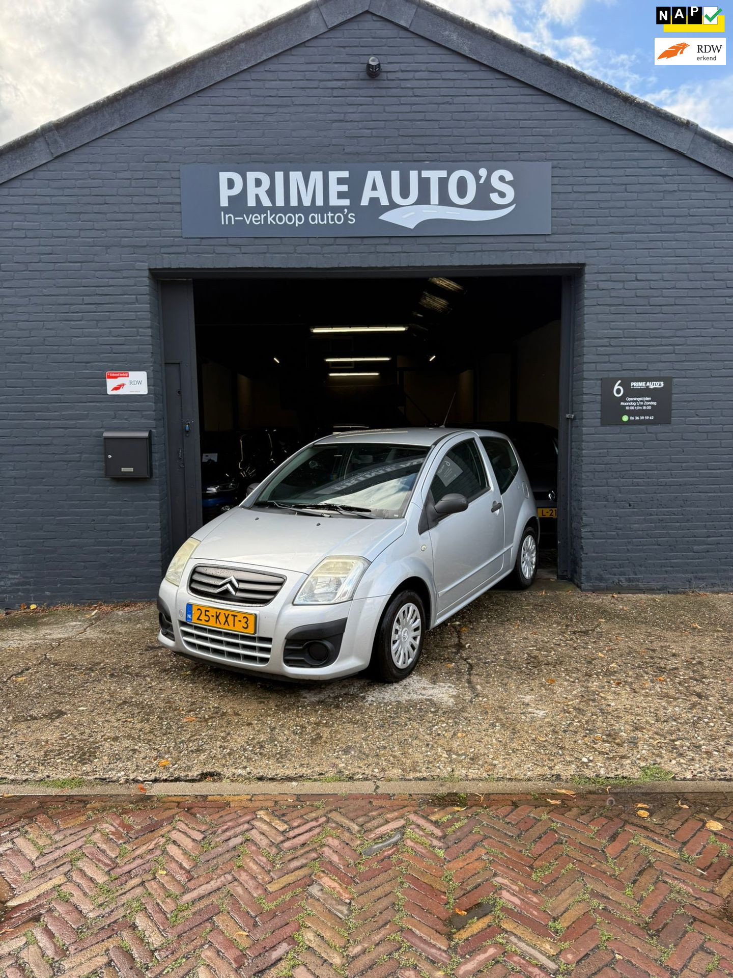 Citroen C2 1.1i Airco | Parkeersensor| Achteruitrijcam. 2010 2010 - voorkant