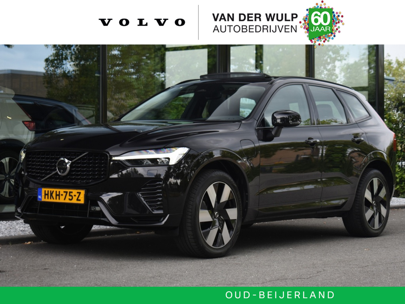 Volvo Xc60 T6 350Pk AWD Ultra Dark | Trekhaak | Leder | 360 | Climate 2025 - voorkant