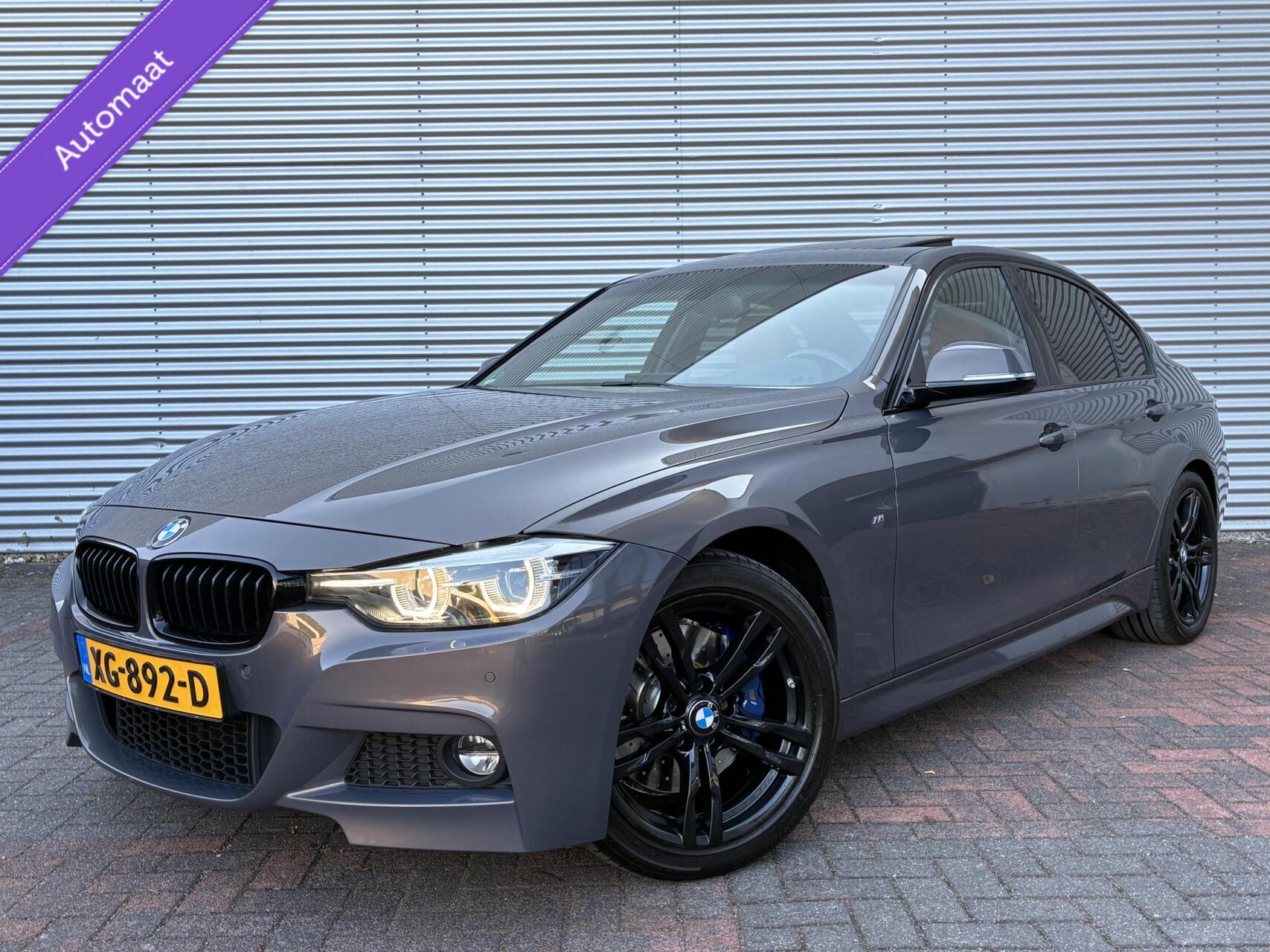 BMW 320i 320i M Sport Edition Autom Leer Navi Led Schuifd Cruise Sportstoelen Nl Auto Vol Opties 2 De eigenaar Perfecte Staat 2019 - voorkant