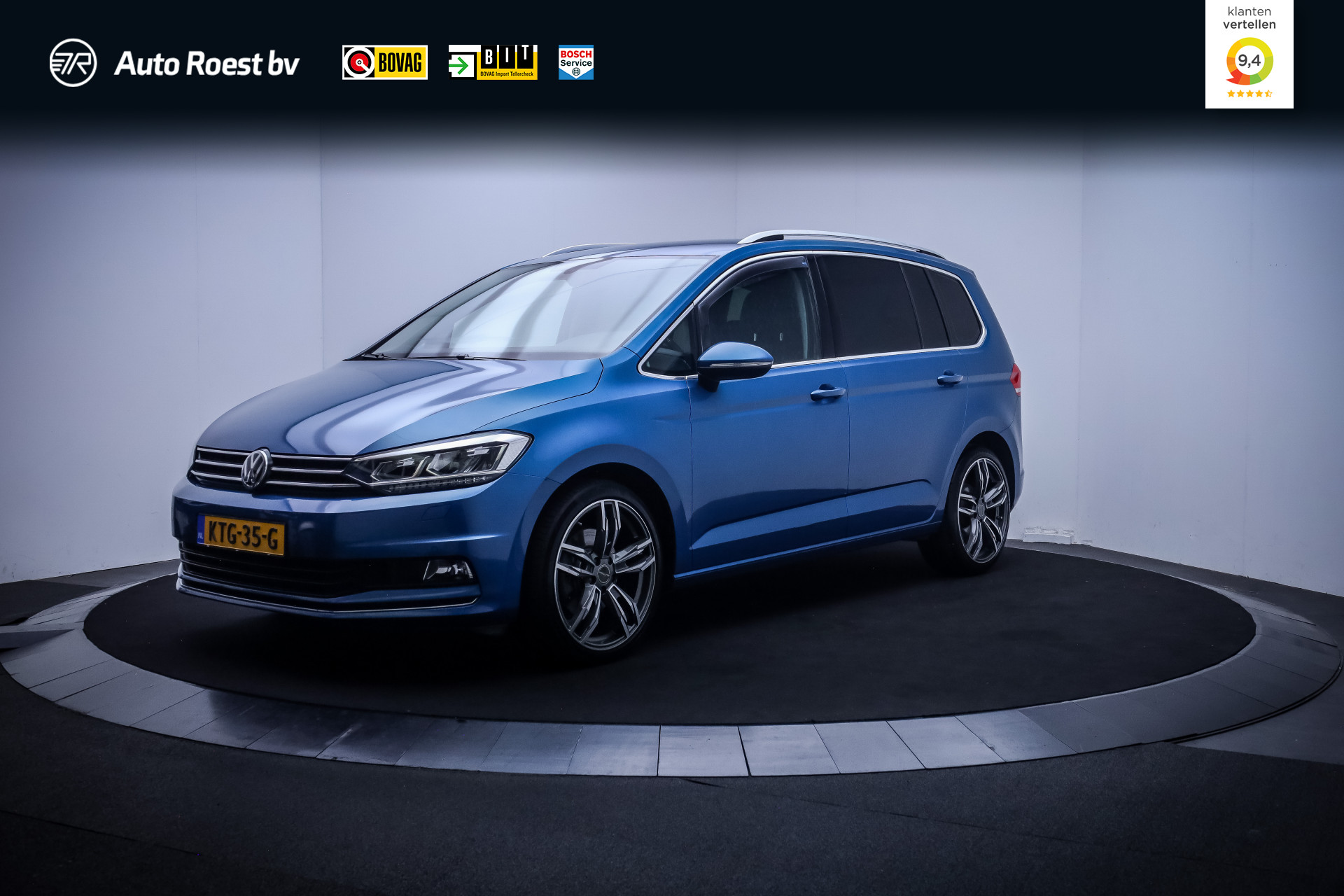 Volkswagen Touran 1.5 TSI Dsg 7p HIGHLINE 2018 - voorkant