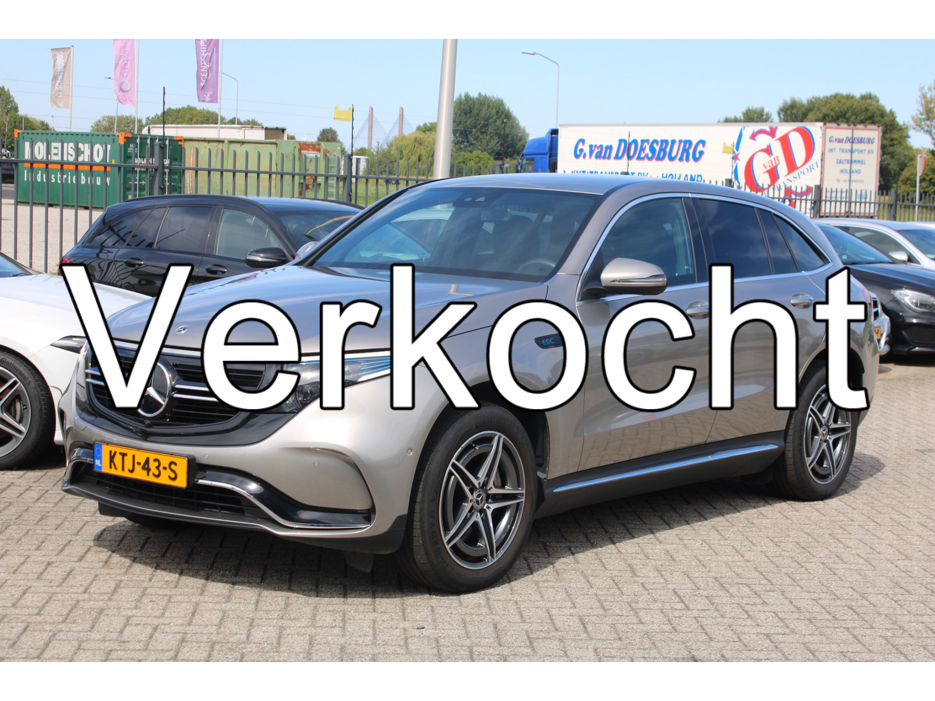 Mercedes-Benz Eqc 400 4Matic 400 4MATIC 80kWh AMG LINE KEY-LESS GO CAMERA TREKHAAK 2022 - voorkant