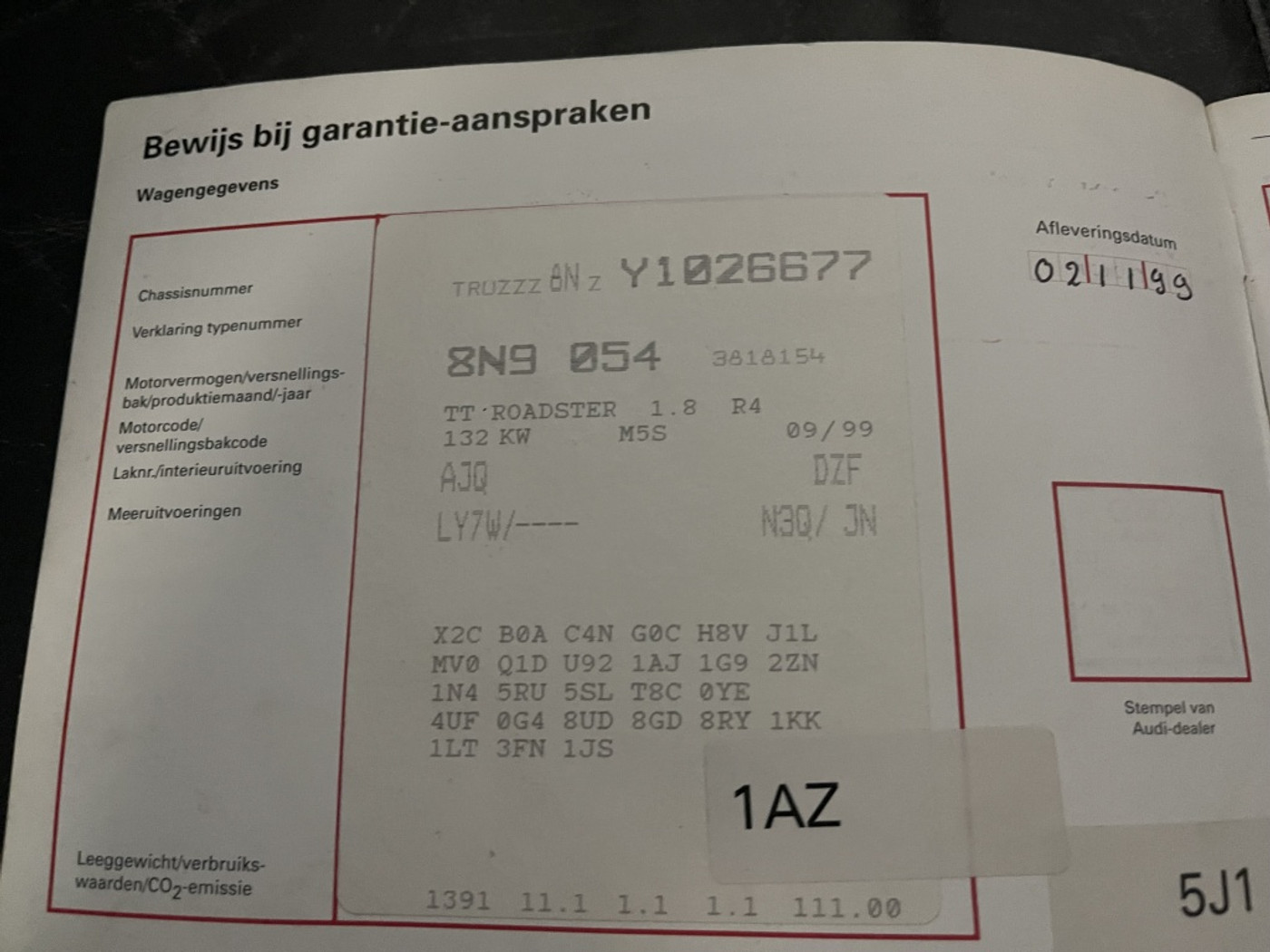 Foto van Audi Audi TT
