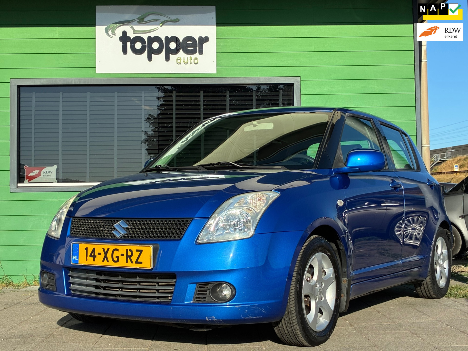Suzuki Swift 1.3 Shogun|2e Eigenaar|Airco|Lm-Velgen|Elektr.ramen|Nieuwe APK|NAP| 2007 - voorkant
