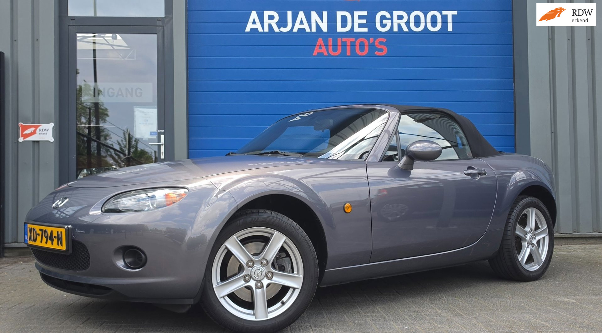 Mazda Mazda Mx-5 1.8 Exclusive A/C Clima Nette staat! 79000KM! LM velgen 2007 - voorkant
