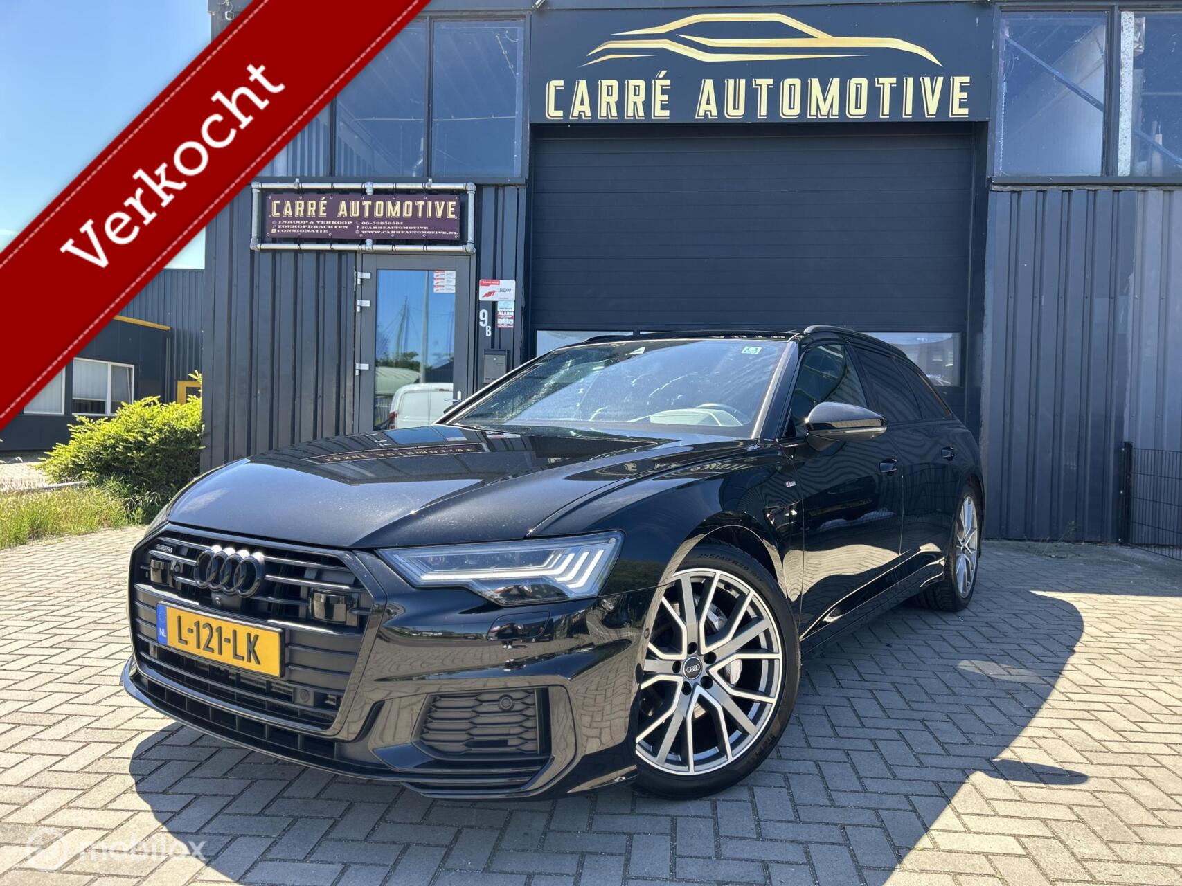 Audi A6 Avant 45 TDI quattro Design Pro S Line Plus|Pano|Luchtvering|360 Camera|Head-up 2019 - voorkant