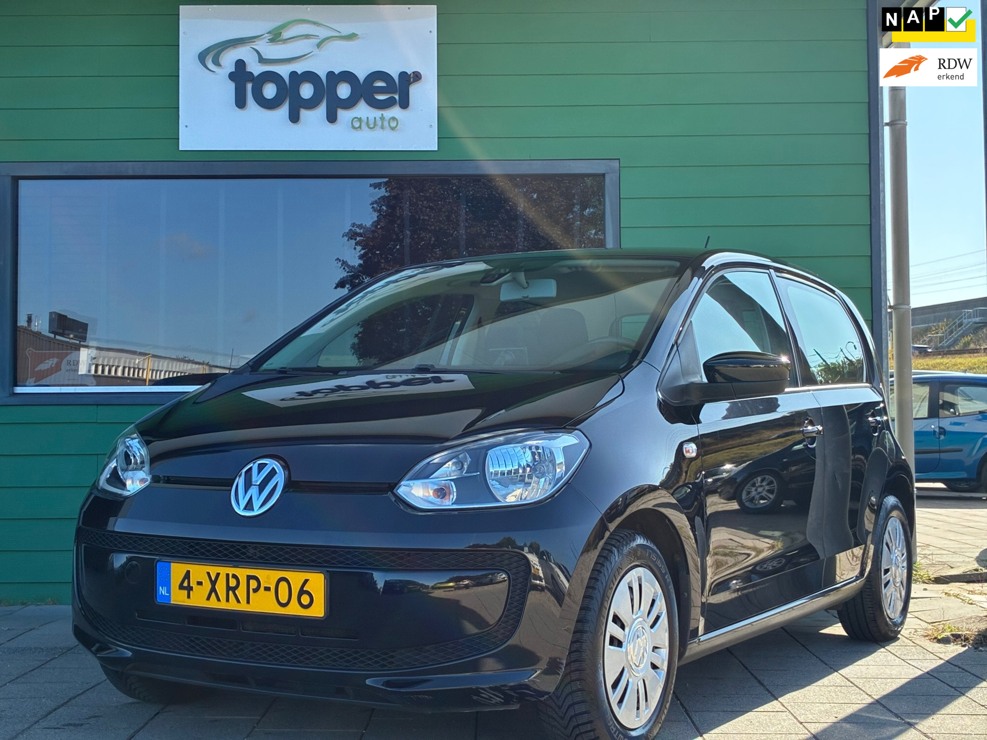 Volkswagen Up 1.0 move up! BlueMotion|1e Eigenaar|Navigatie|Airco|Elektr.ramen|Nieuwe APK|NAP| 2014 - voorkant