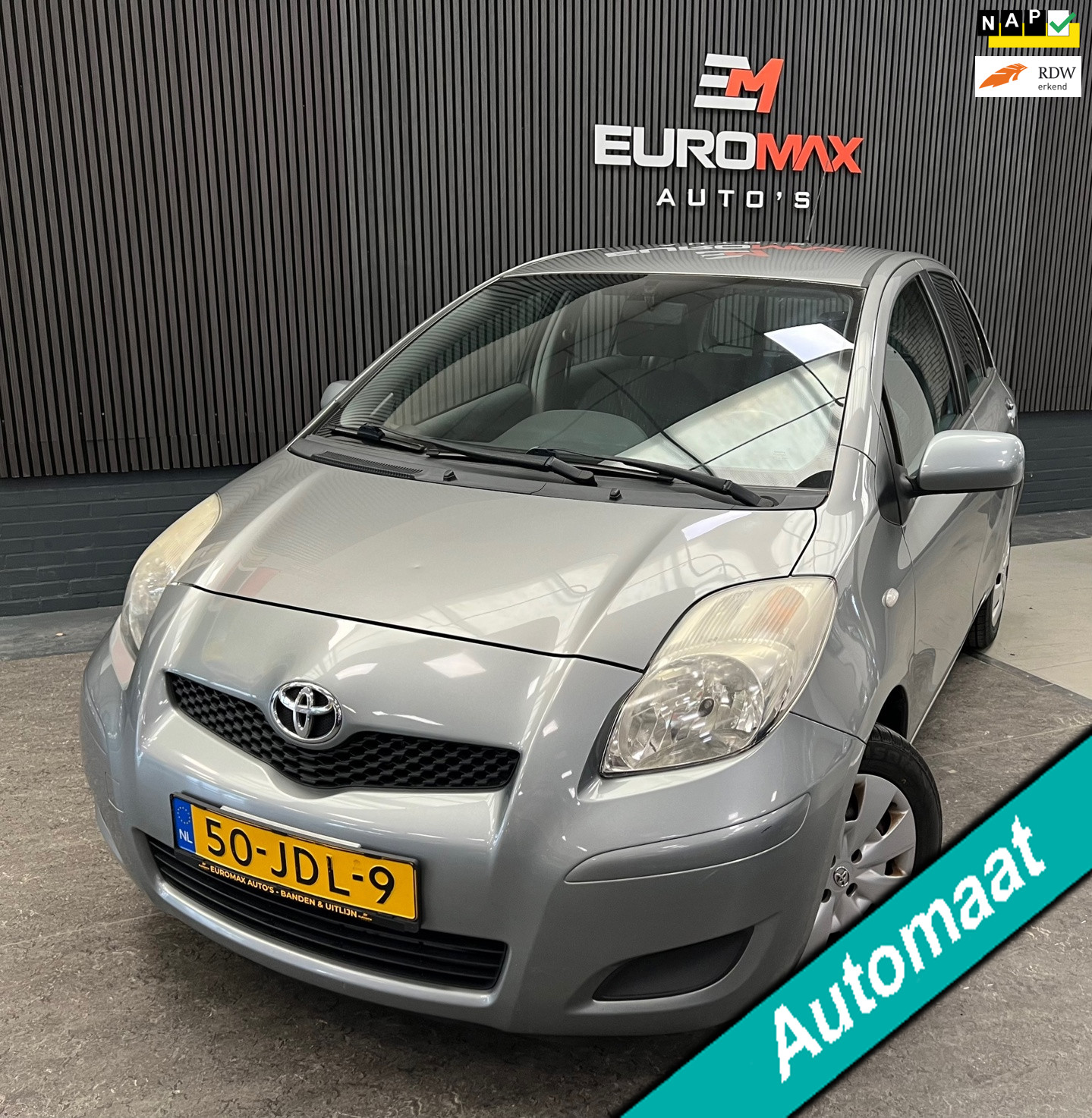 Toyota Toyota Yaris 1.3 VVTi Aspiration 2e Eigenaar - NAP - Automaat 2009 - voorkant