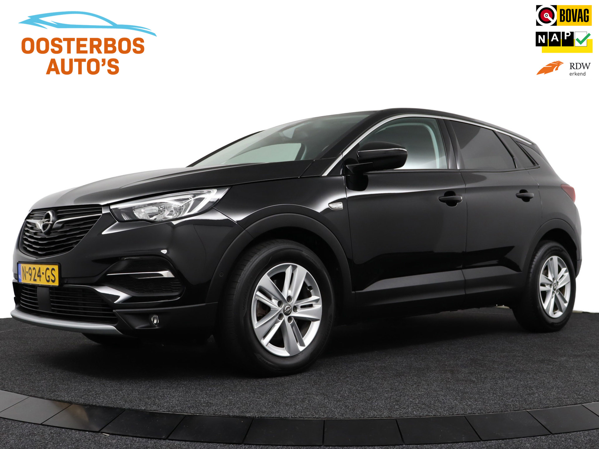 Opel Grandland X 1.2 T. 130pk Innovation Camera/AGR/Riem vervangen/Carplay 2021 - voorkant