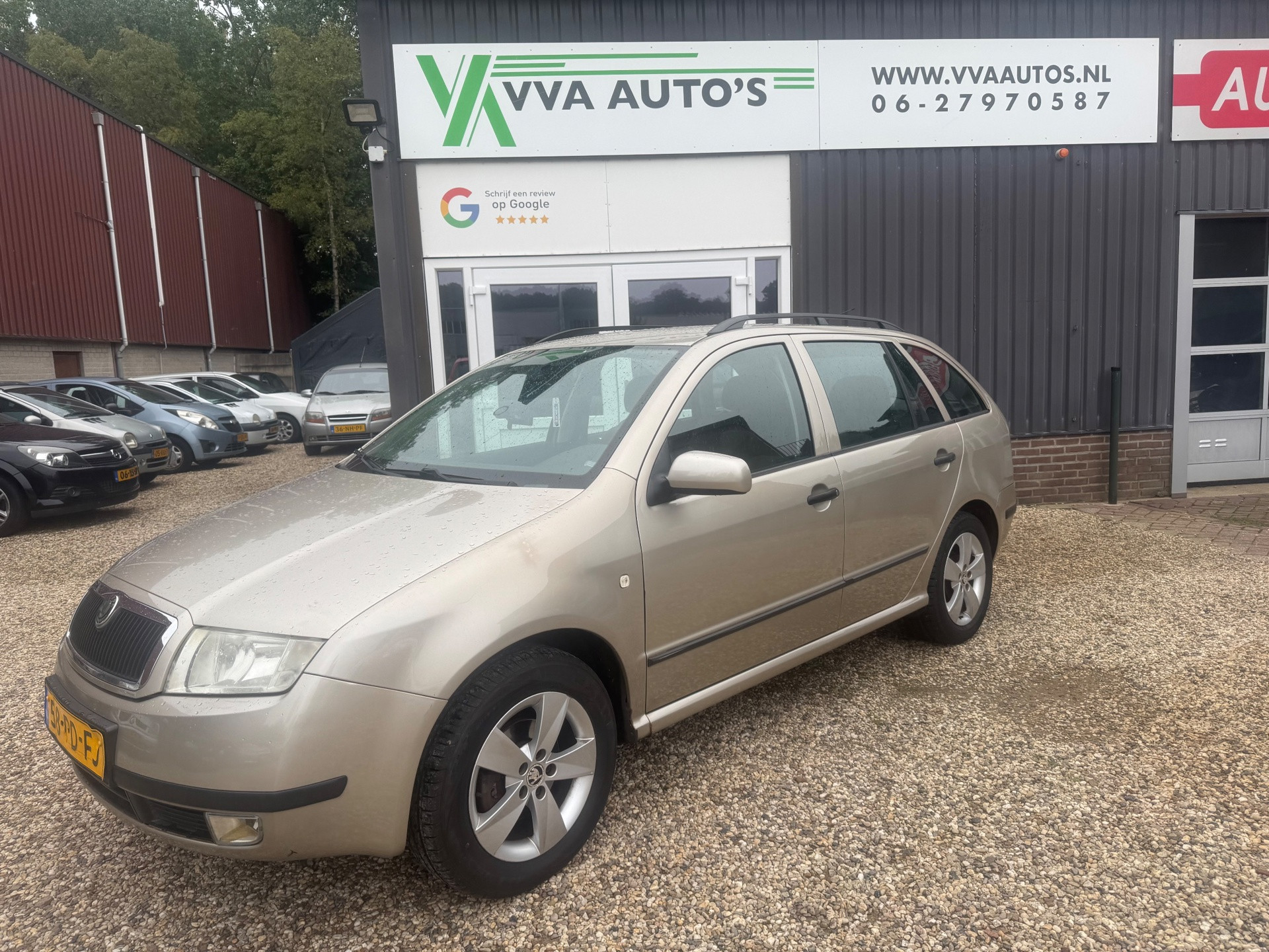 Skoda Fabia 1.4 AUTOMAAT airco, cruise control , trekhaak, APK 06-2027! 2004 - voorkant