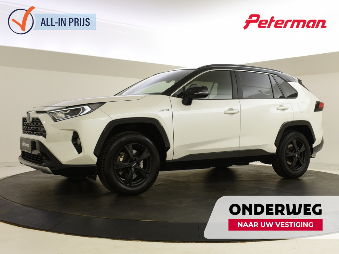 Toyota Toyota Rav4 2.5 Hybrid Bi-Tone | Trekhaak | Leder | JBL | 2019 - voorkant