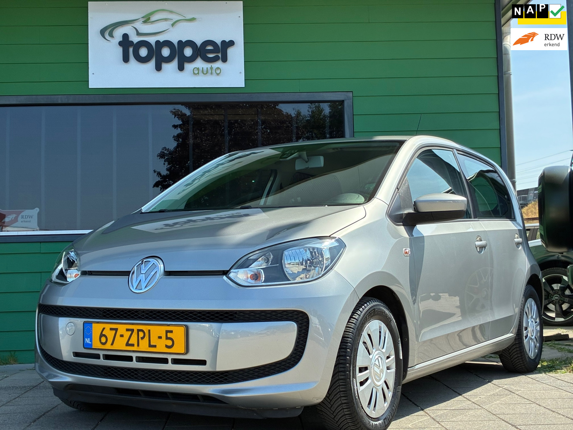 Volkswagen Up 1.0 move up! BlueMotion|2e Eigenaar|Airco|Elektr.ramen|Nieuwe APK|NAP| 2013 - voorkant