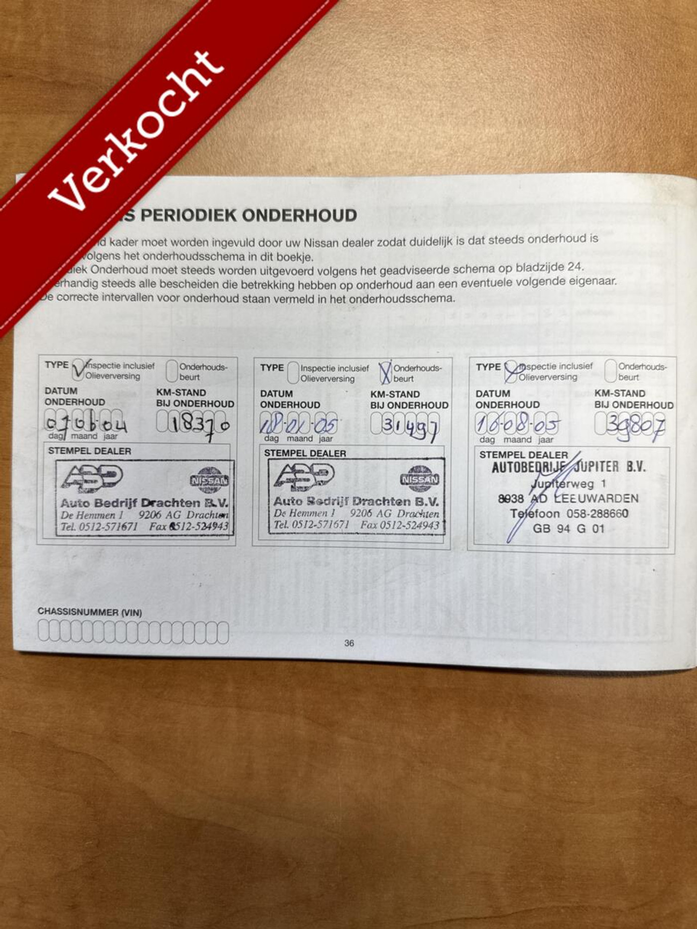 Foto van Nissan Almera Tino
