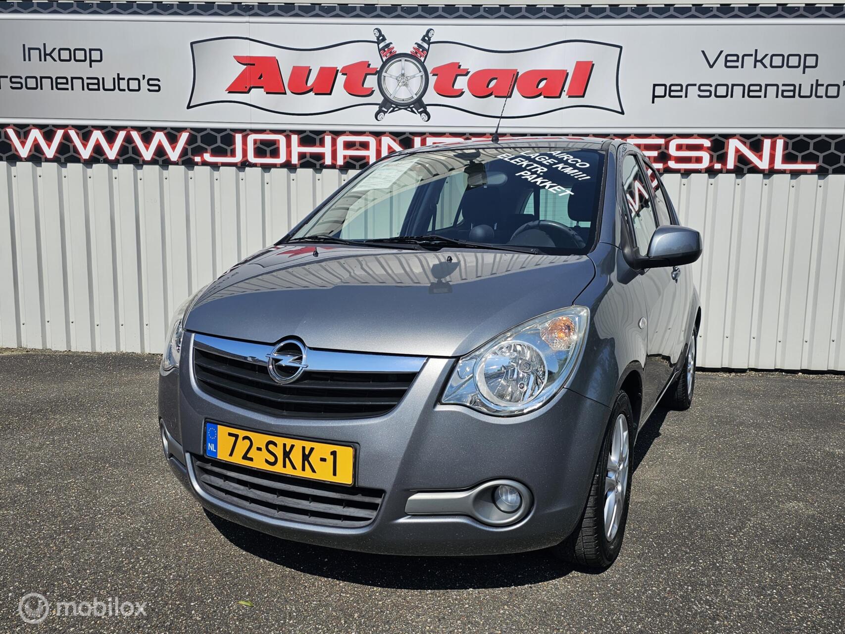 Opel Agila 1.0 Edition I Airco I Elektr.-pakket I Lage km's 2011 - voorkant