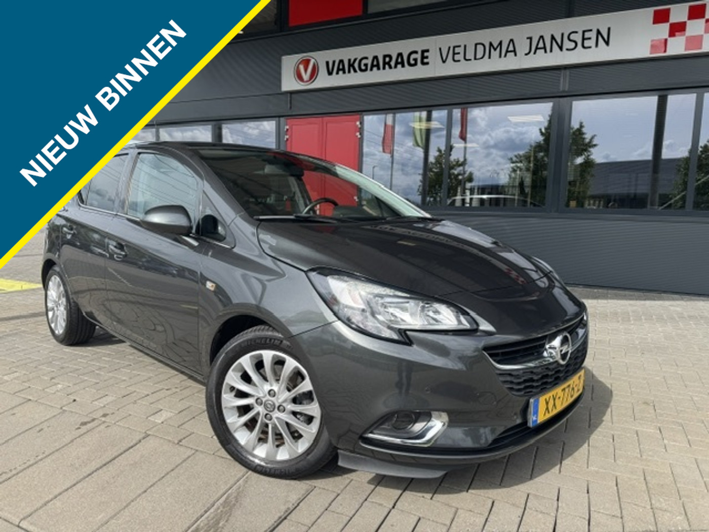 Opel Corsa-e 1.0 TURBO ONLINE EDITION + ECC/NAVI/PDC/LMV/CRUISE/H.LEDER/CAMER 2019 - voorkant