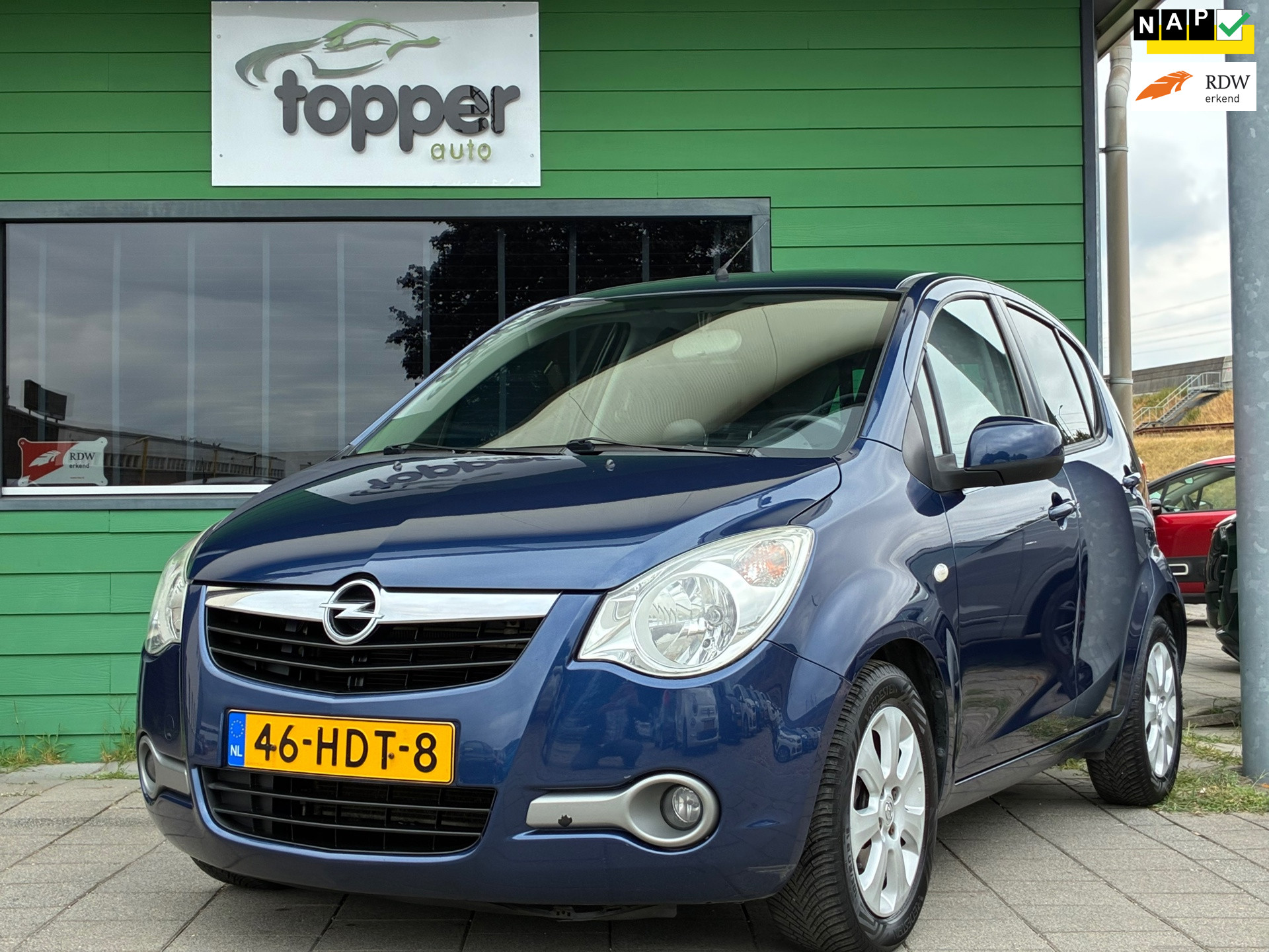 Opel Agila 1.2 Enjoy|Airco|Elektr.ramen|Nieuwe APK|NAP| 2008 - voorkant