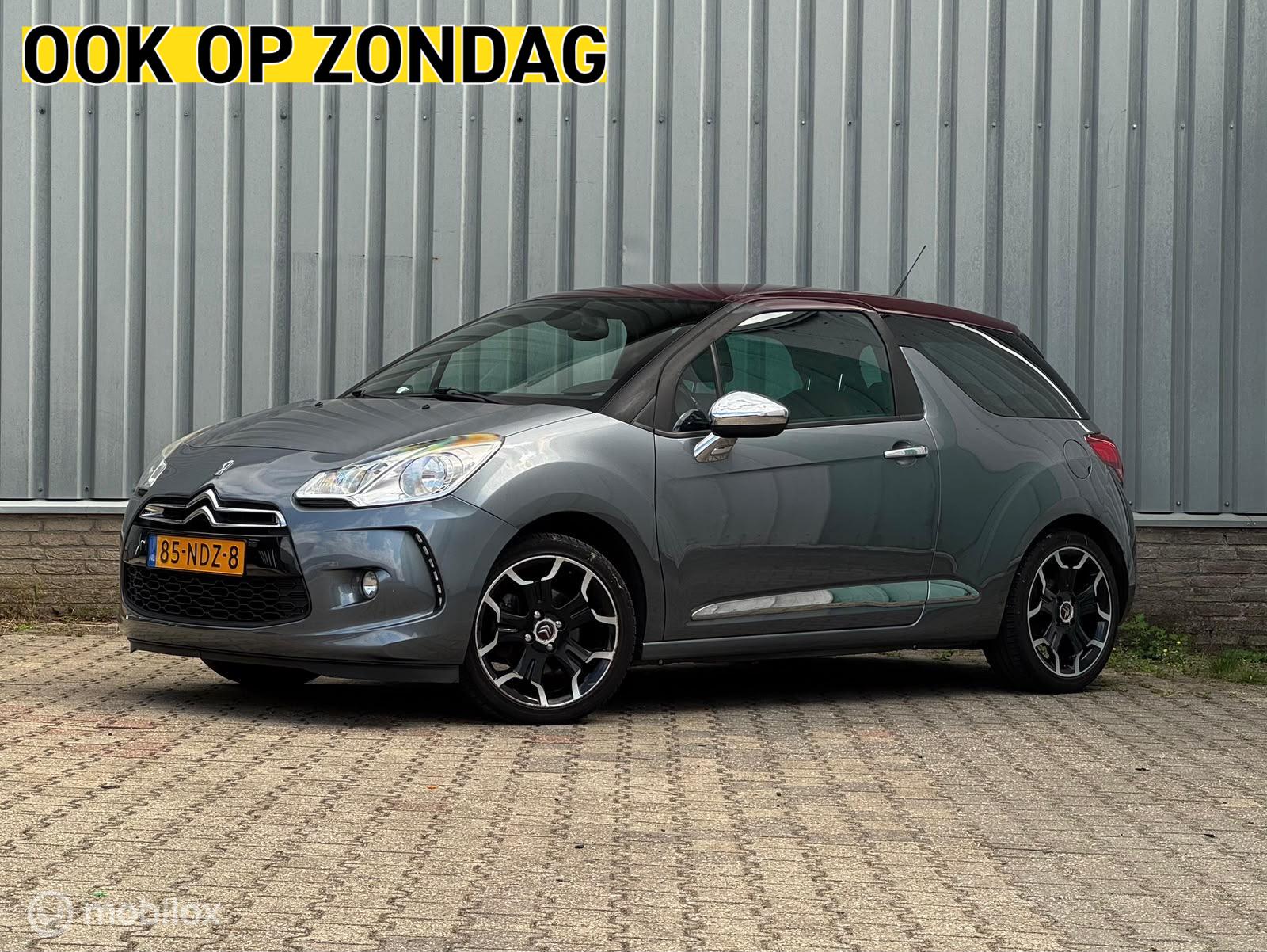 Citroen Ds3 1.6 So Chic | HiFI | BT | Wijnrood Leder 2010 - voorkant