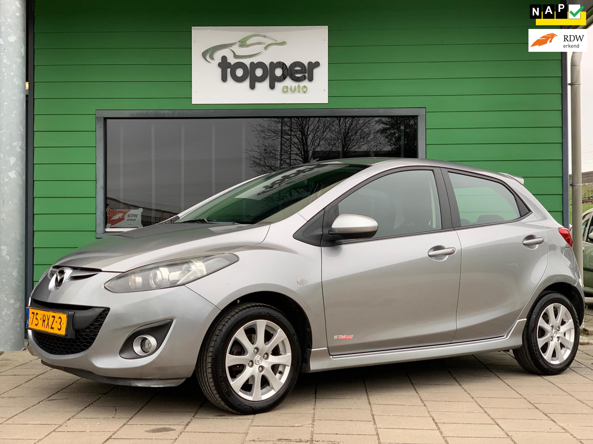 Mazda Mazda 2 1.3 BIFUEL GT-M Line | LPG | Elektrische Ramen | Airco | 2011 - voorkant