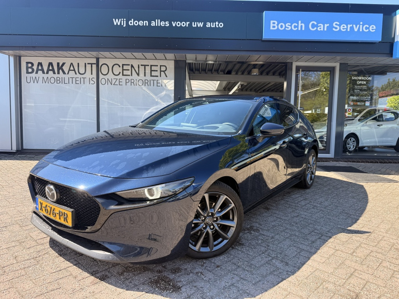 Mazda Mazda3 2.0 e-SA-G Exclusive-Line | Leer | 360 | Bose 2024 - voorkant
