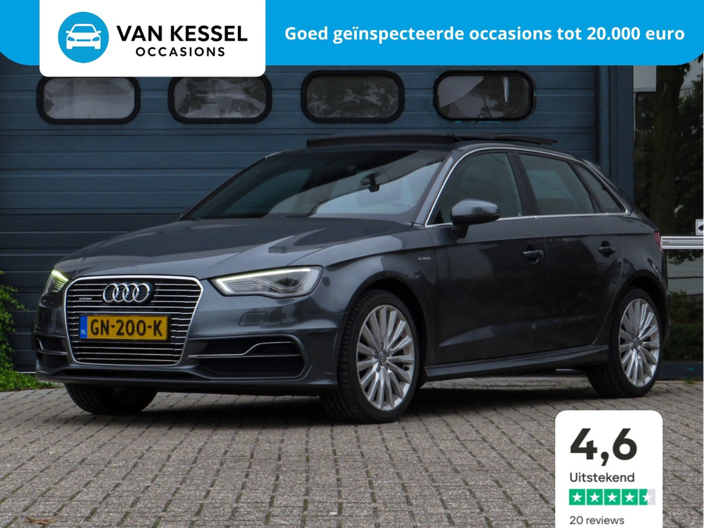 Audi A3 Sportback E-tron 1.4 e-tron PHEV Ambition S-line | Pano | 2015 - voorkant
