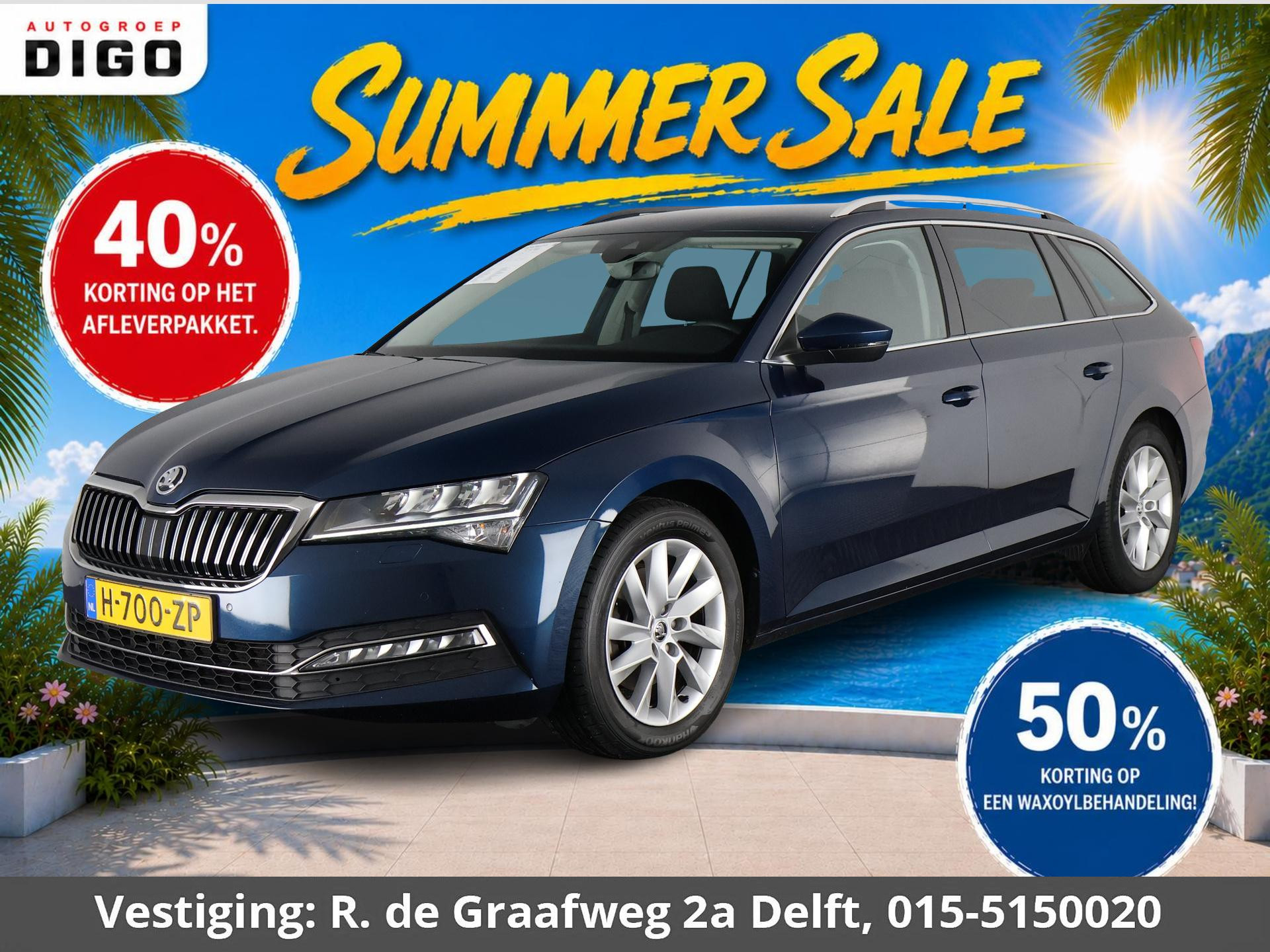 Skoda Superb 1.5 TSI ACT Business Edition Automaat 2020 - voorkant
