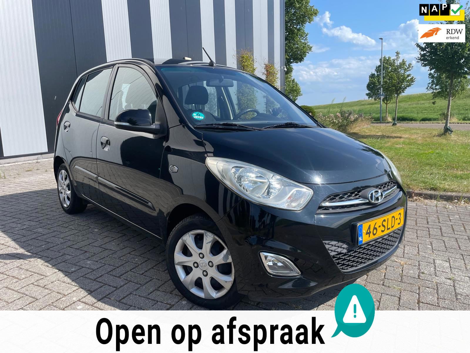 Hyundai I 10 1.2 i-Motion Cool 1e Eigenaar-Nw APK-Airco-Pdc-Elekpakket-2 Sleutels 2011 - voorkant