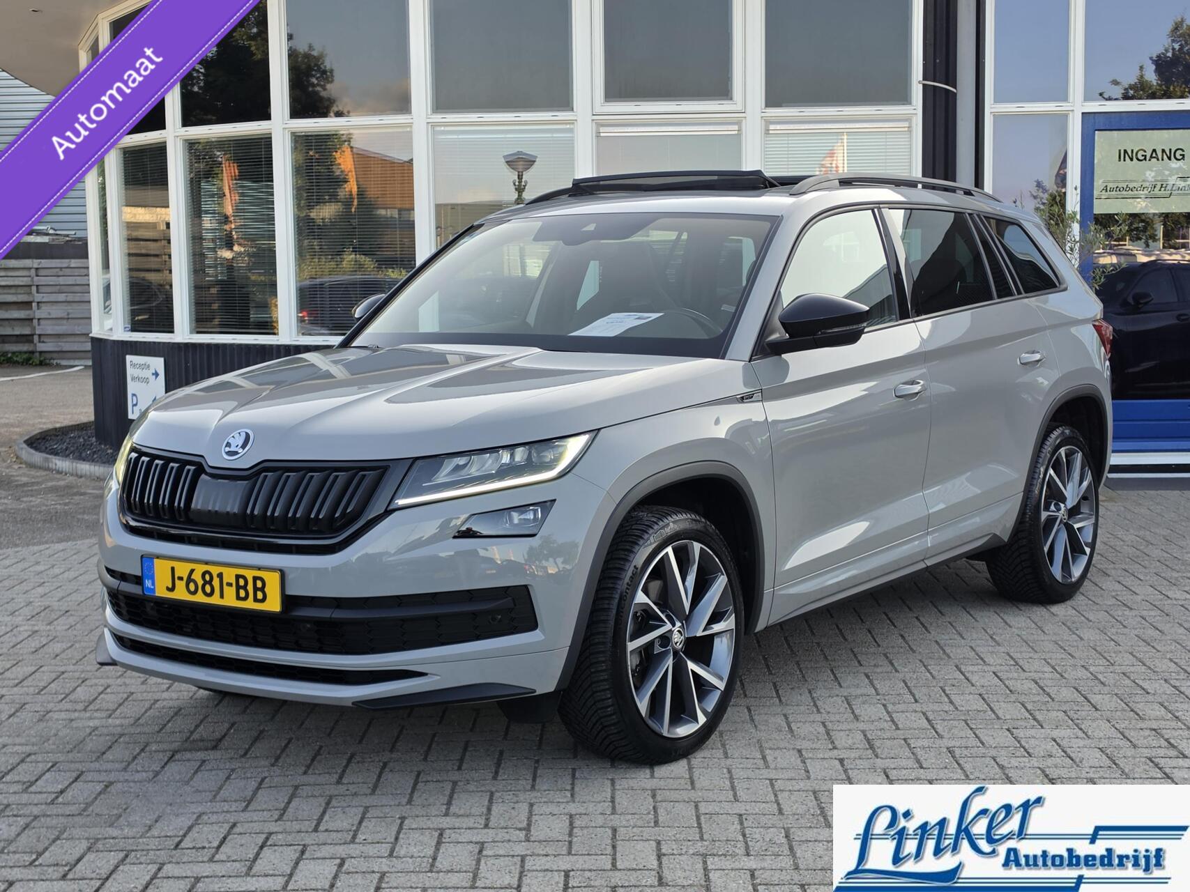 Skoda Kodiaq 1.5 TSI Sportline Business - NL-AUTO PANO TREKH AUDIO PREMIUM 2020 - voorkant