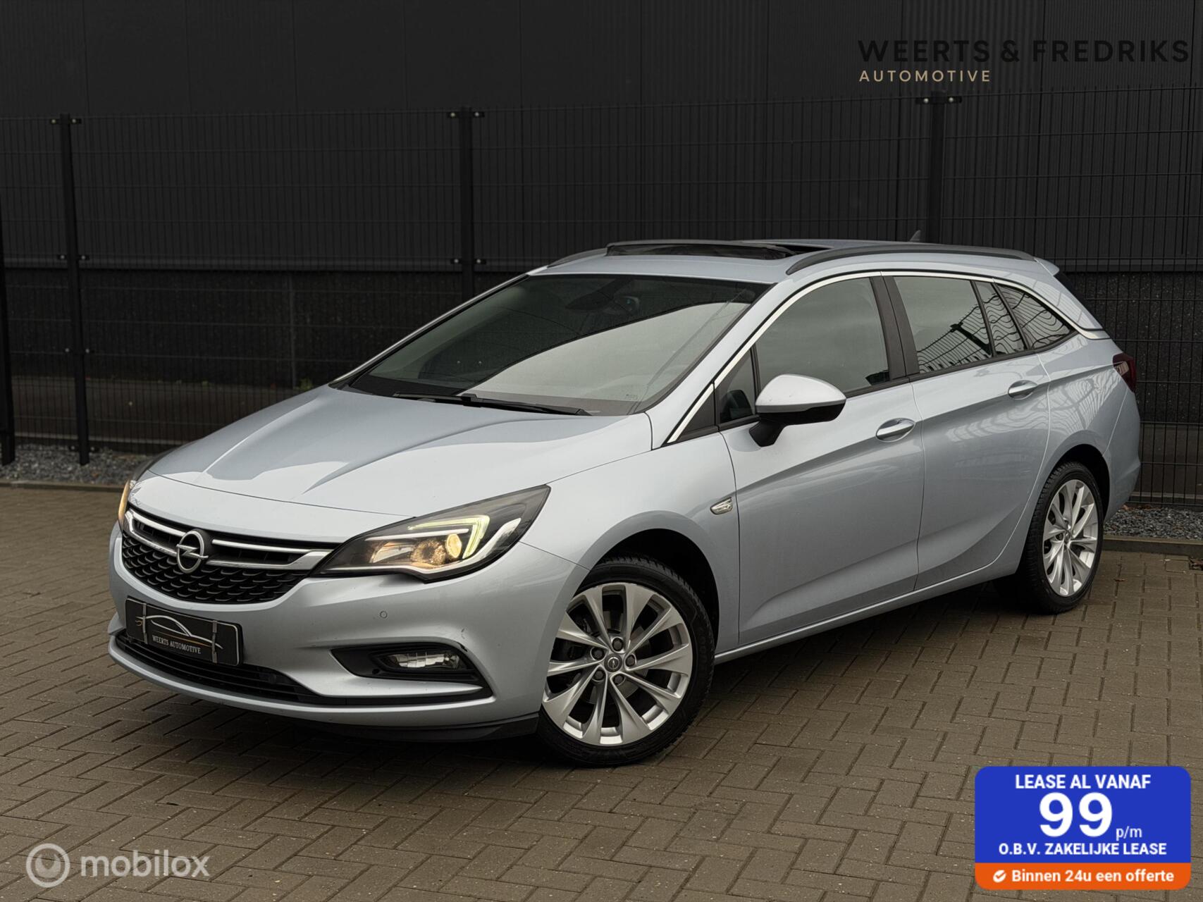 Opel Astra Sports Tourer 1.0 PANO|TREKHAAK|CRUISE|AIRCO|PDC 2016 - voorkant