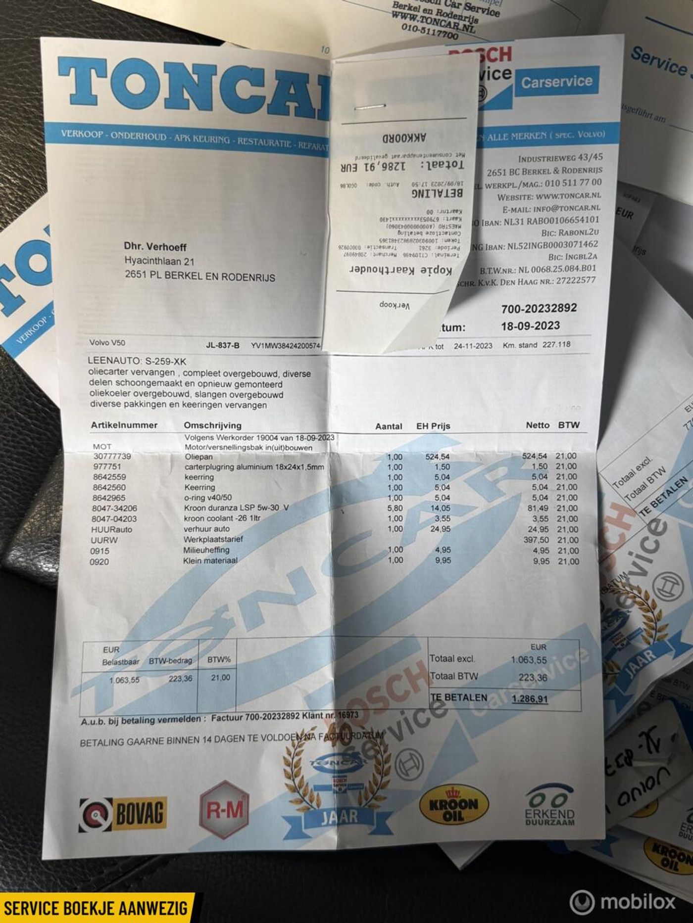 Foto van Volvo V50