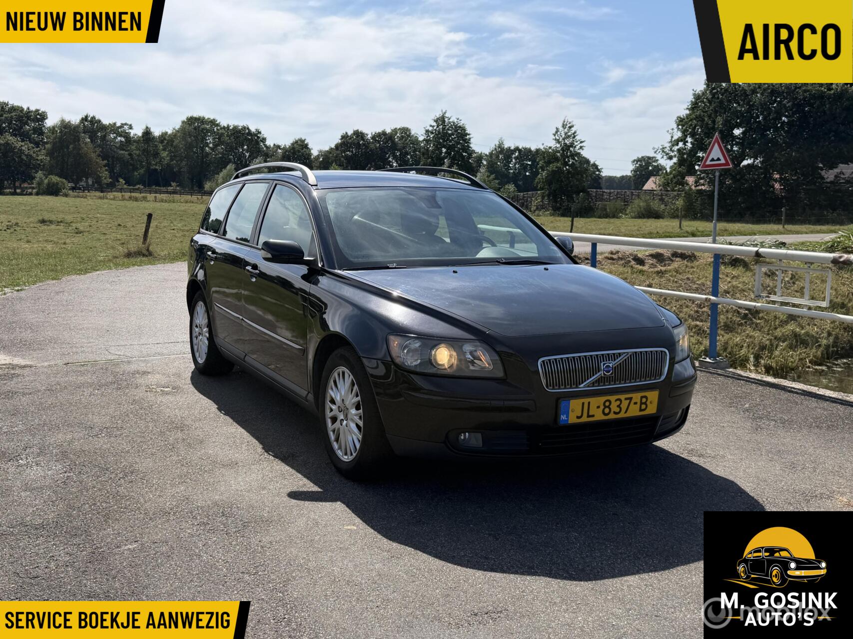 Volvo V50 2.4i Exclusive Onderhoud facturen aanwezig Airco 2004 - voorkant
