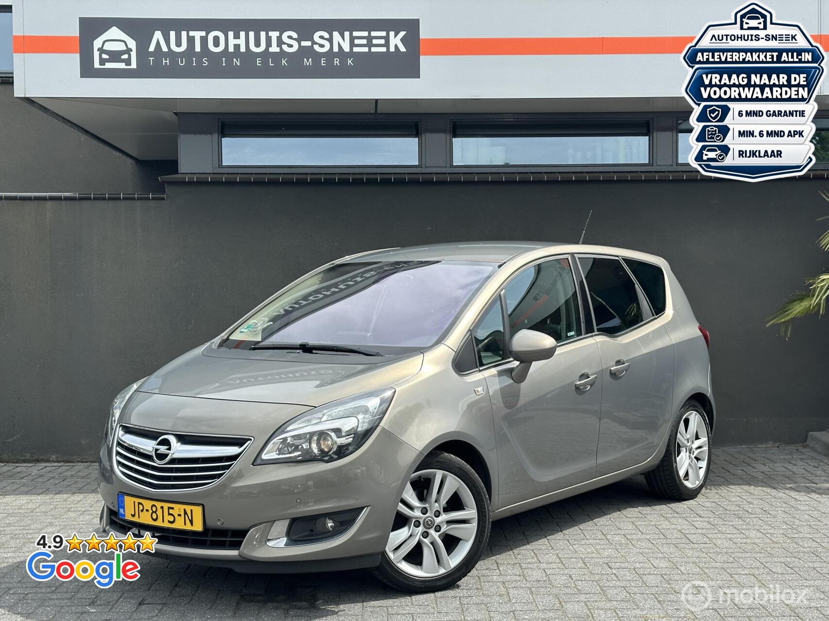 Opel Meriva 1.4 Turbo LPG G3!|Leder|Stoelverw|Cruise Control 2016 - voorkant