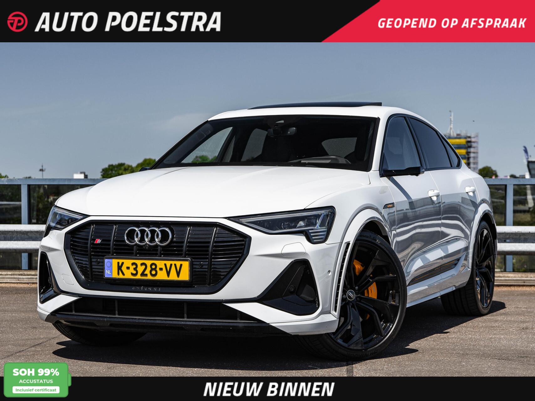 Audi E-tron S Sportback S quattro 95 kWh 503 PK | SOH 99% | Panoramadak | RS-zetels | HUD | B&O | ACC | 360 Camera | Soft-Close | Luchtvering | 23" | incl. BTW 2020 - voorkant