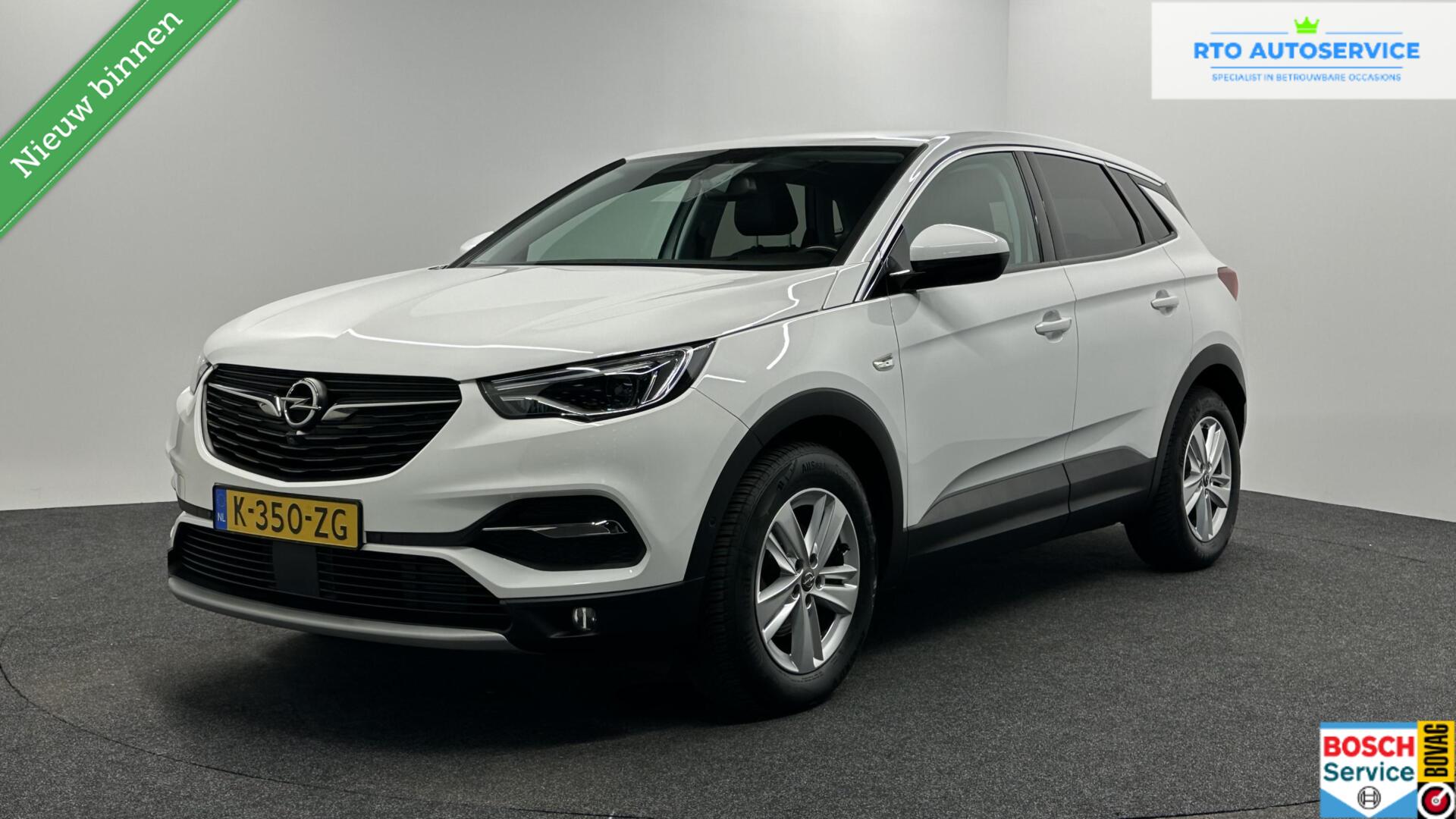 Opel Grandland X 1.2 Turbo Business Elegance TREKHAAK NAVI ECC CRUISE LM. 2021 - voorkant