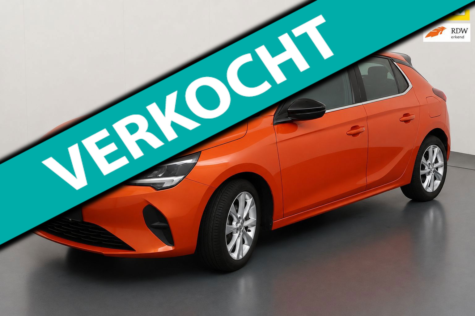 Opel Corsa 1.2| ELEGANCE | NAVI| AUTOMAAT|ORANGE| 2021 - voorkant