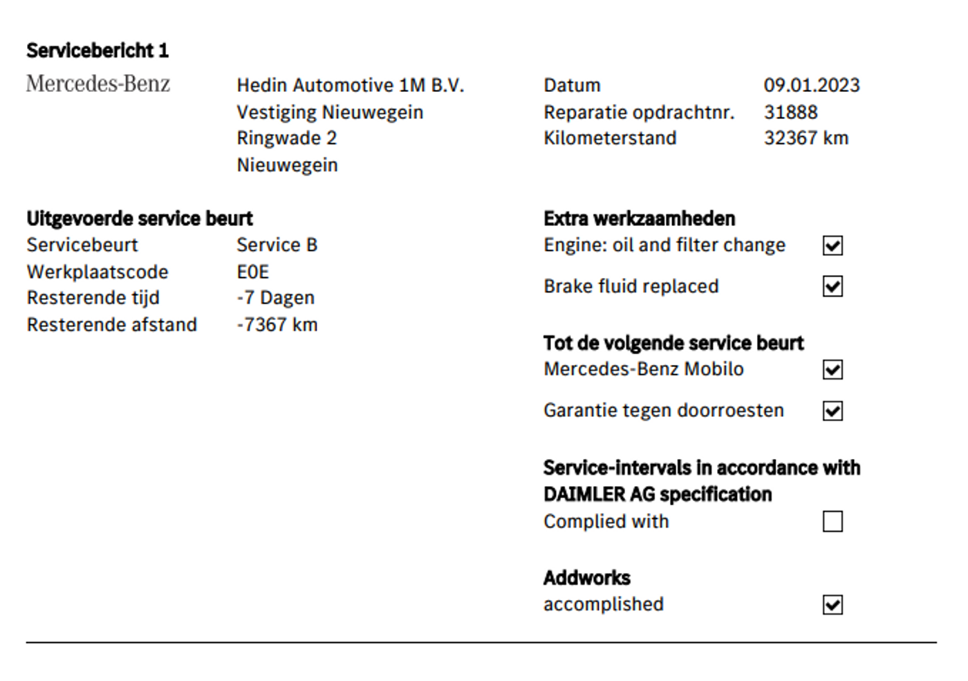 Foto van Mercedes-Benz Cla 200
