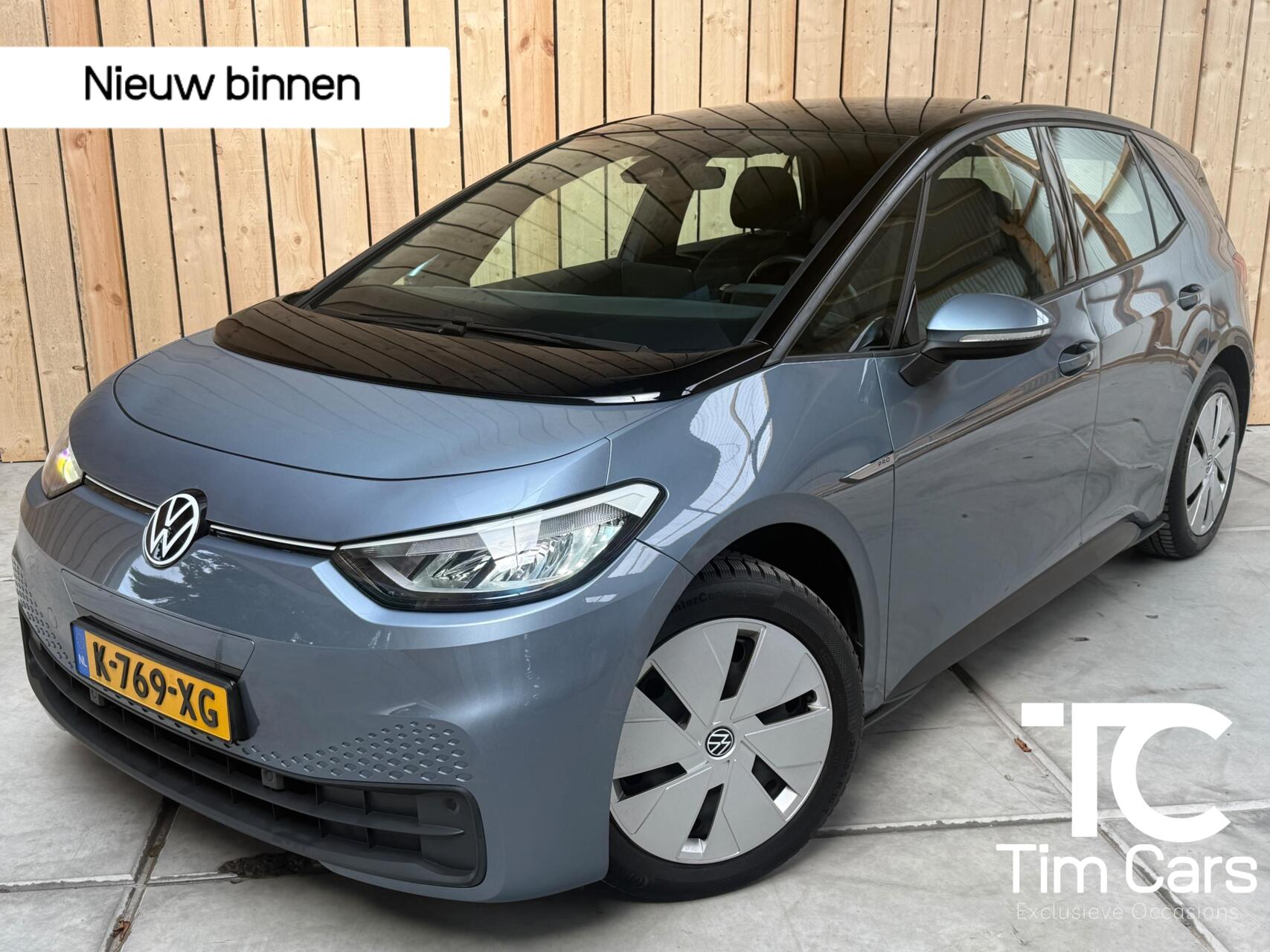 Volkswagen Id.3 Pro 150 KW Life 58 kWh Adpatieve cruise control | Apple CarPlay/Android Auto | Climate control | DAB ontvanger | LED koplampen | Navigatiesysteem | Rijstrooksensor | Voorstoelen verwarmd | Parkeersensoren voor en achter 2021 - voorkant