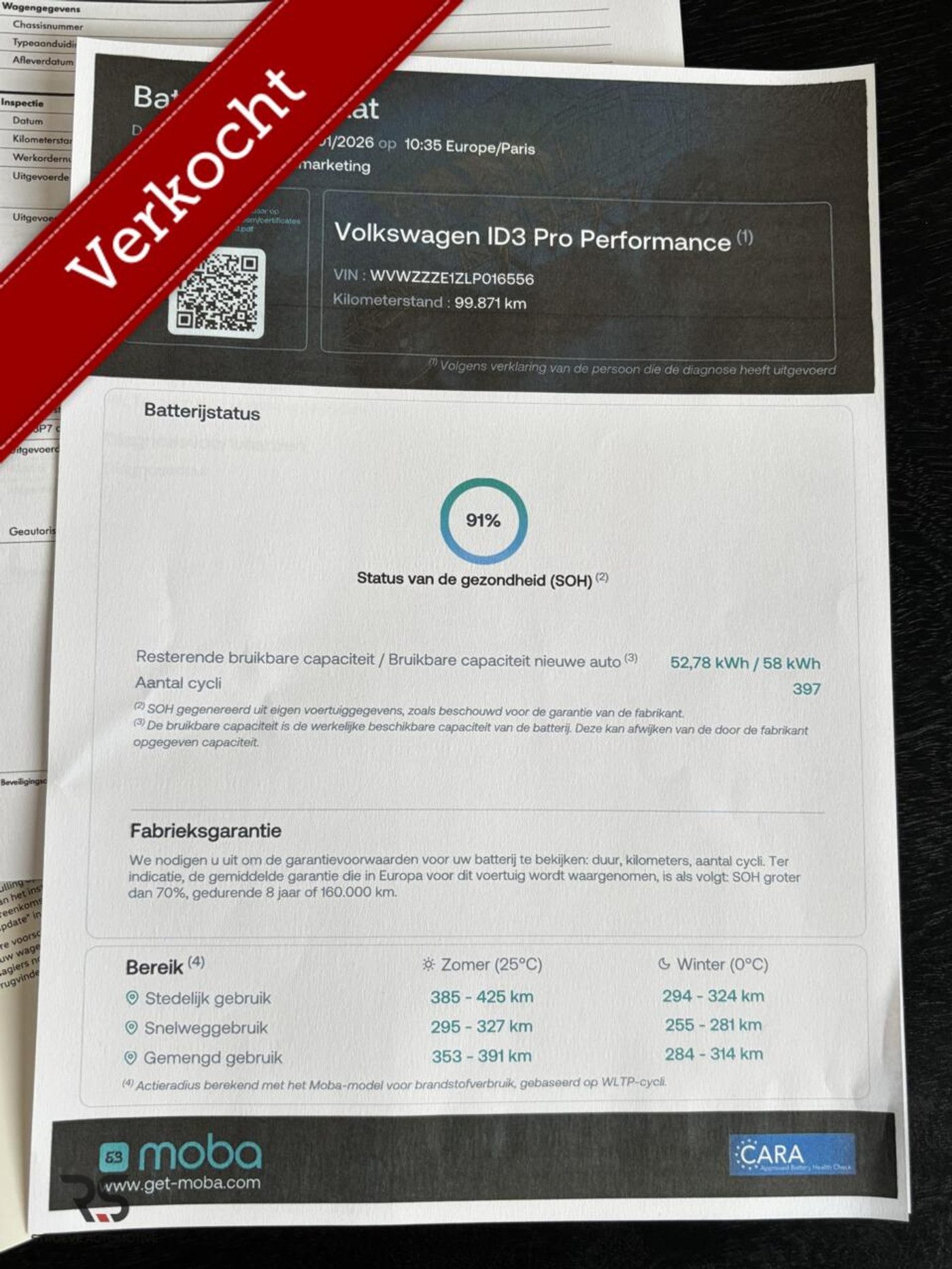 Foto van Volkswagen Id.3 Pro 150 KW
