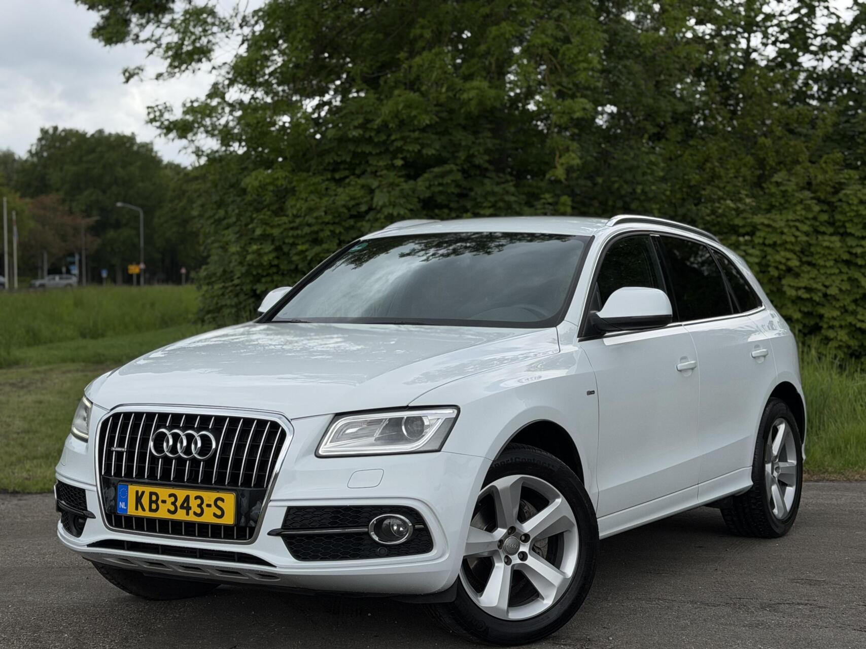 Audi Q5 2.0 TFSI quattro 225PK+ 3x S-Line / Led / Luxe 2013 - voorkant