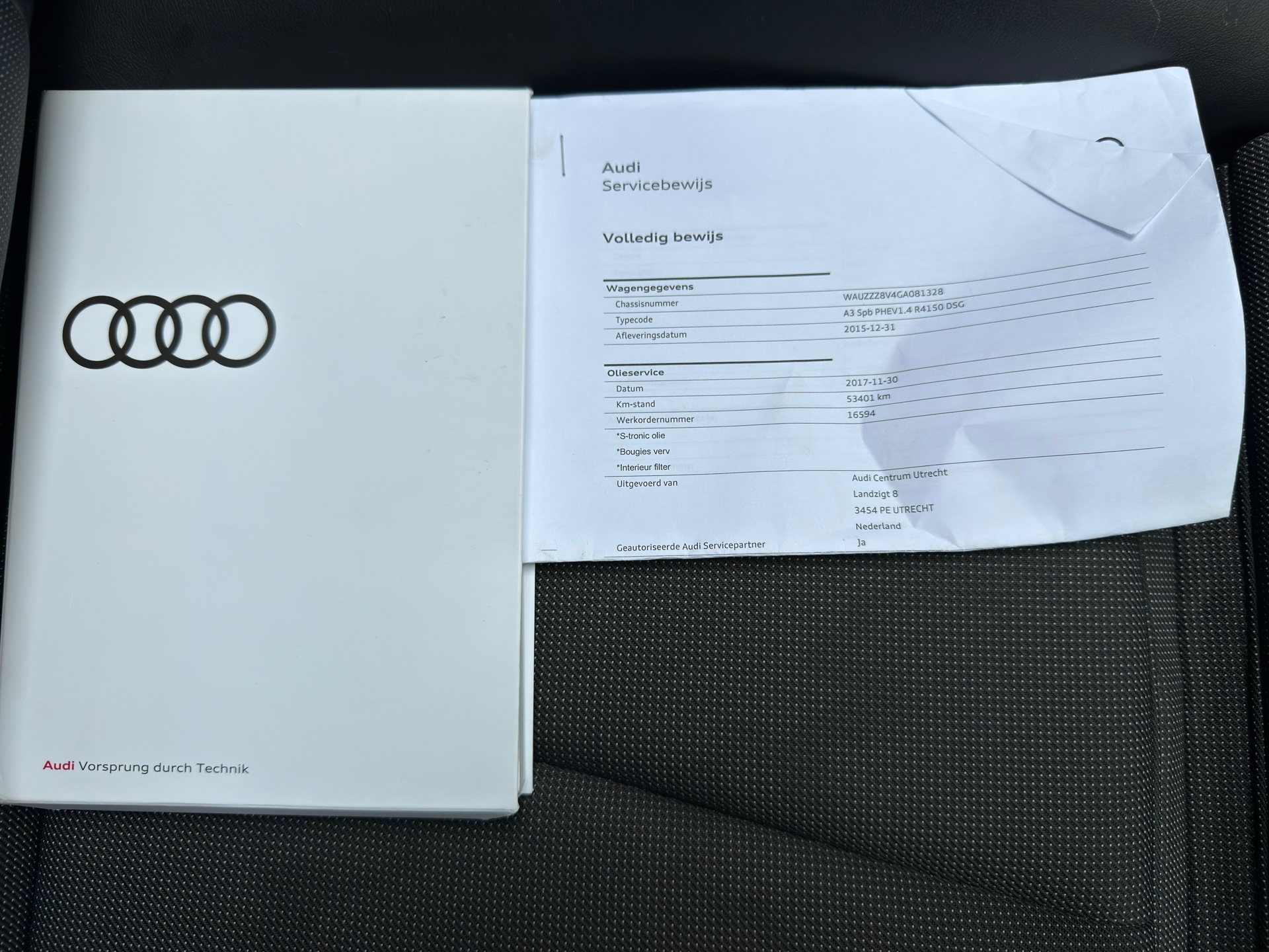 Foto van Audi A3 Sportback E-tron