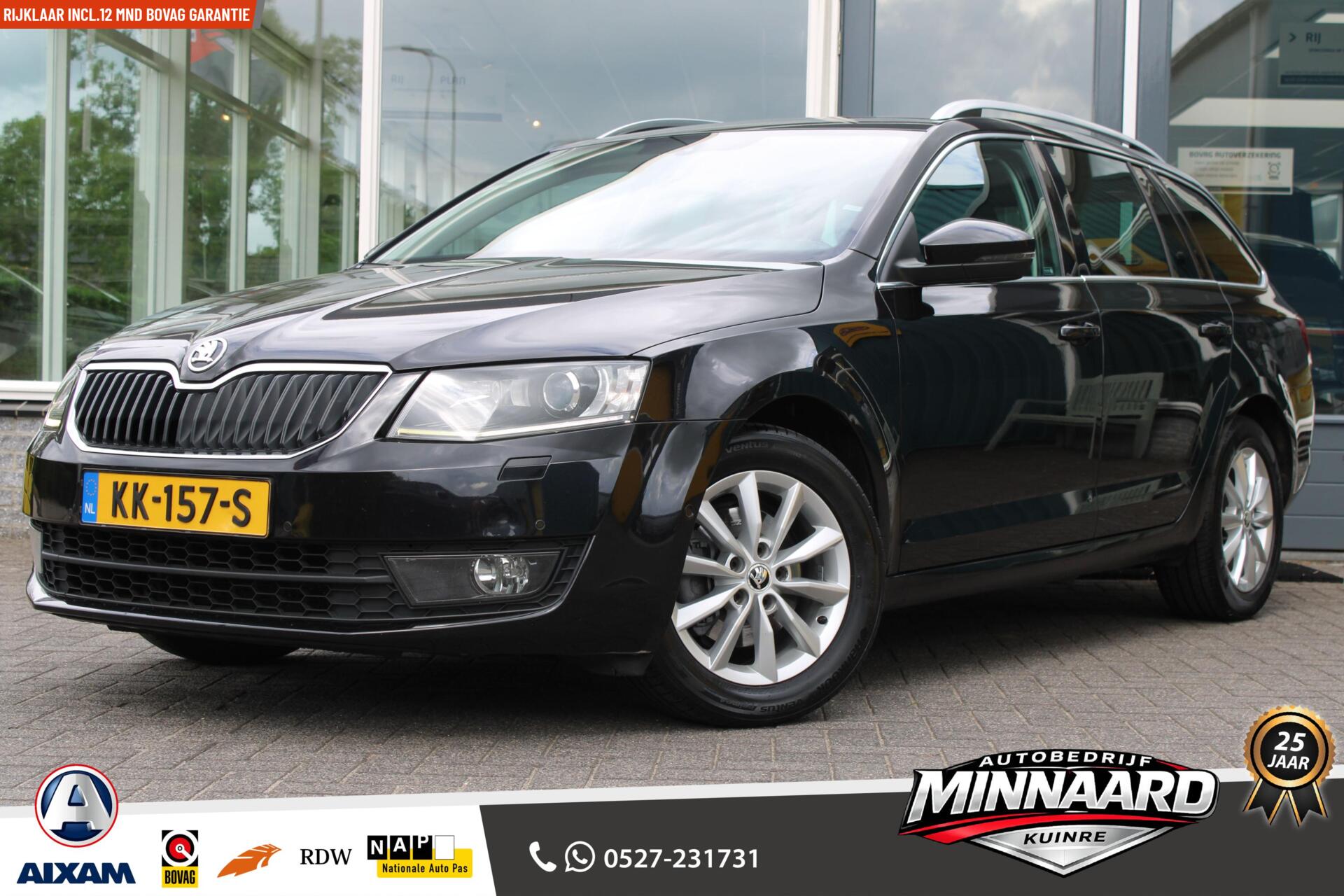 Skoda Octavia 1.0 TSI Greentech Style Business|Navi|Cruisse|Stoel verw|Nieuwe distributie|Pano dak. 2016 - voorkant