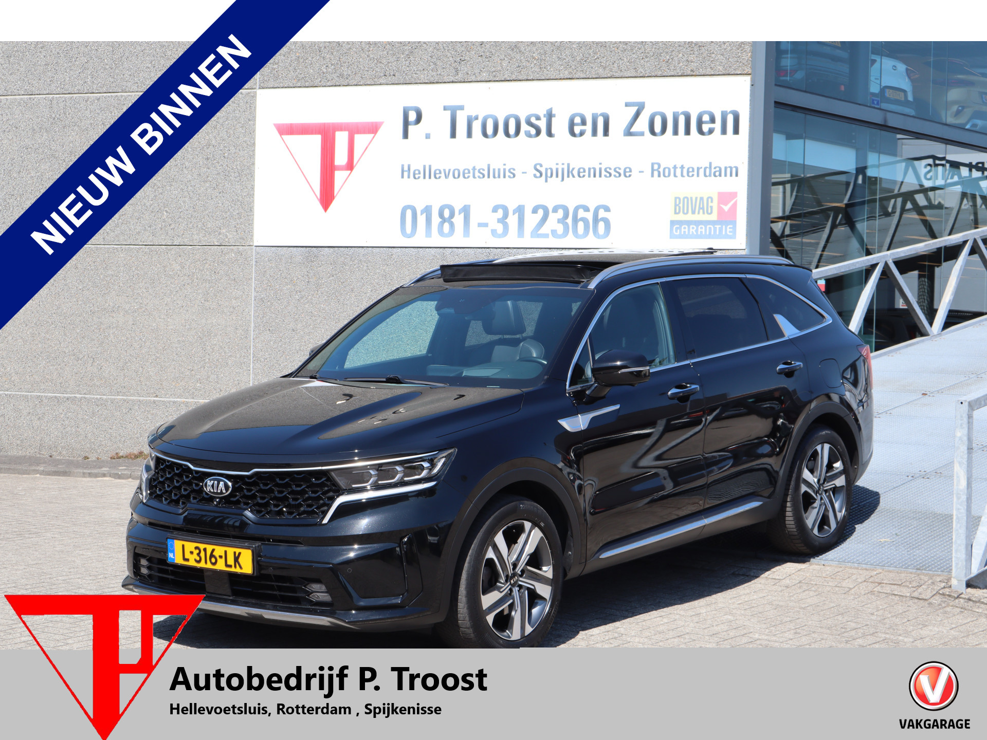 Kia Sorento 1.6 T-GDI Plug-in Hybrid 4WD ExecutiveLine 7p. 2021 - voorkant