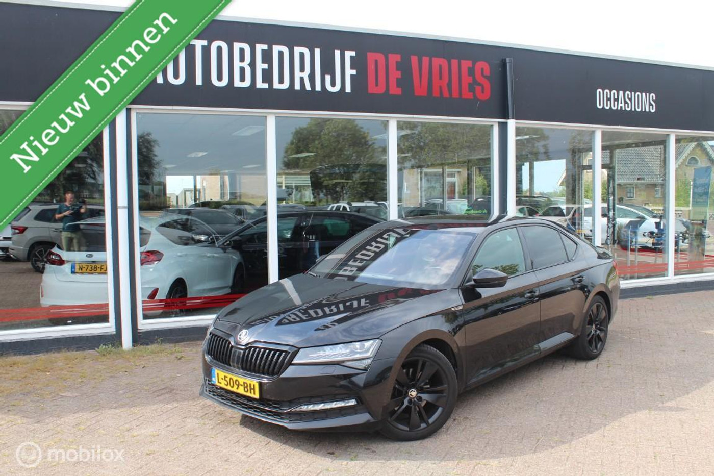 Skoda Superb 1.5 TSI ACT Sportline Full Options ACC/Virtual-CP 2021 - voorkant