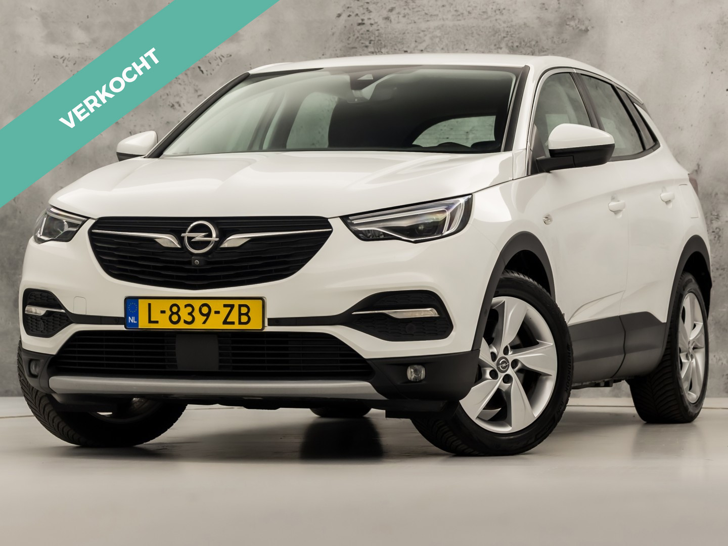 Opel Grandland X 1.6 Turbo Hybrid Elegance 2021 - voorkant