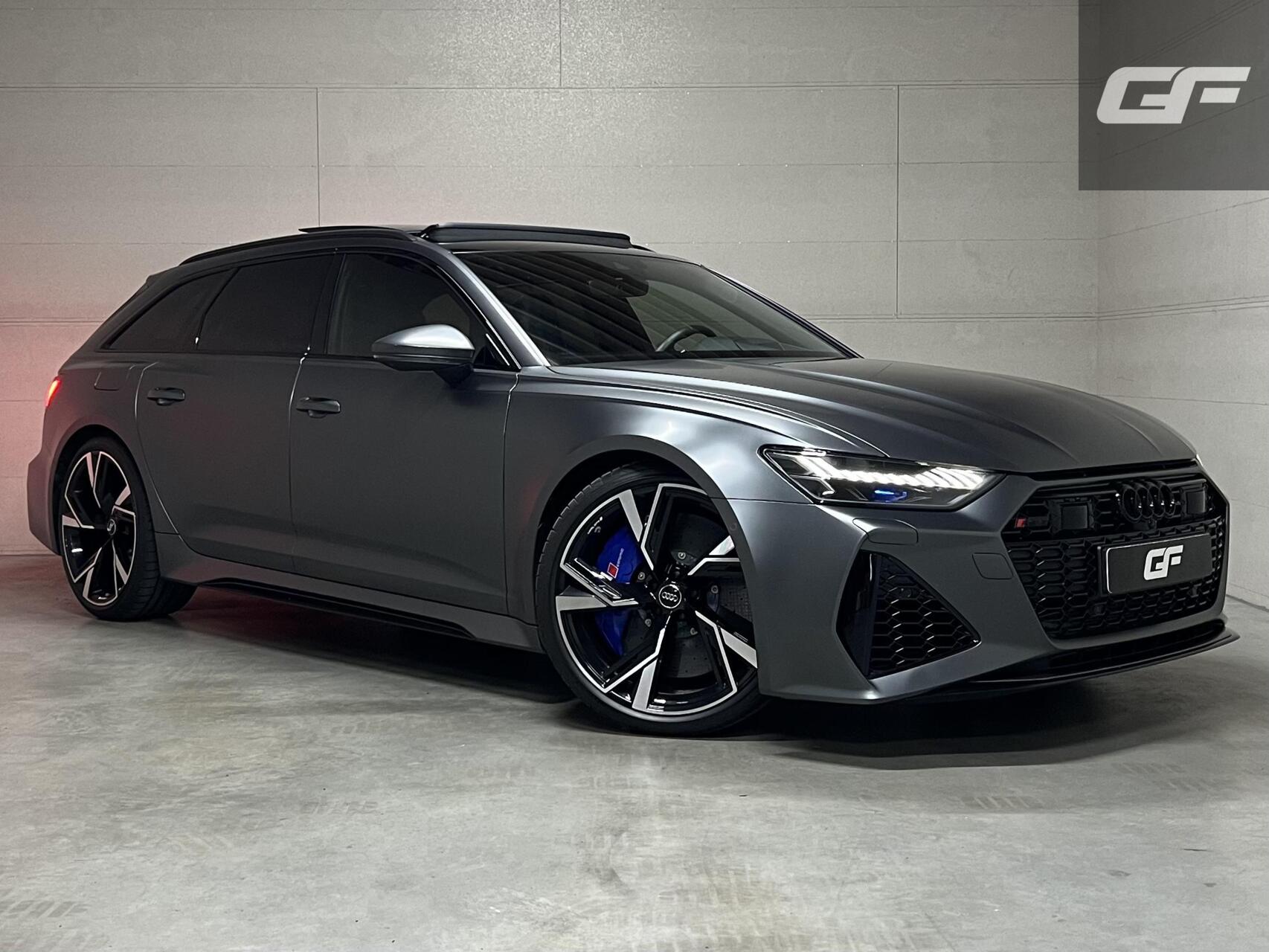Audi Rs6 Avant 4.0 TFSI Quattro Matgrijs Dynamic+ B&O 600PK 2020 - voorkant