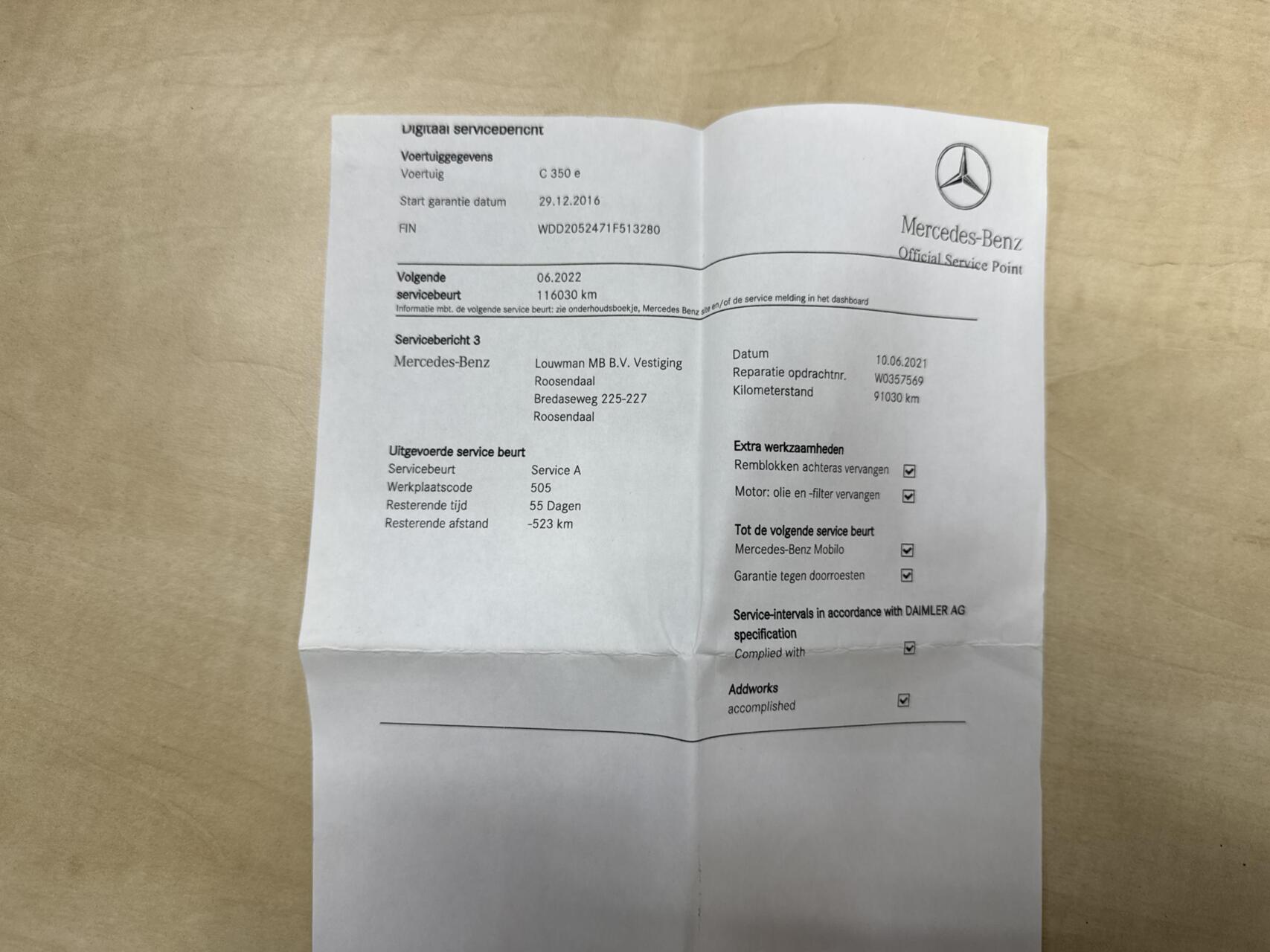 Foto van Mercedes-Benz C 350 E
